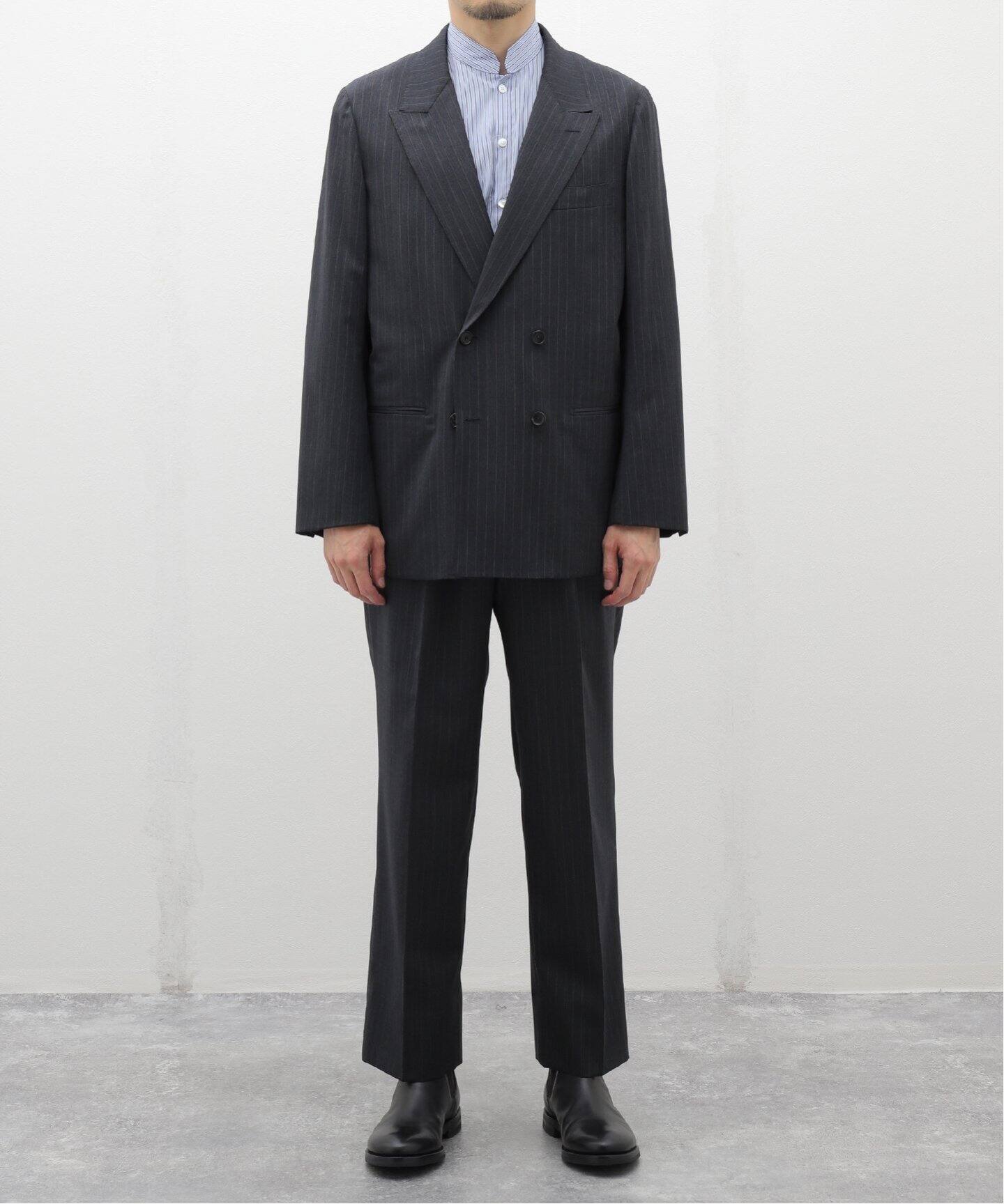 La.French 】2タックパンツ(ストライプ)（スラックス）｜EDIFICE  