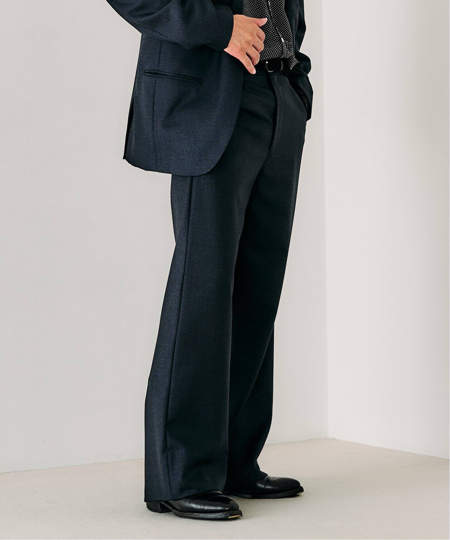 La.Couigne】 ワイドパンツ(DORMEUIL)（スラックス）｜EDIFICE 