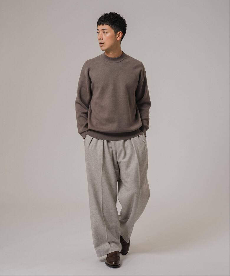 T/W ツイード ウルトラワイドイージーパンツ（スラックス）｜EDIFICE 