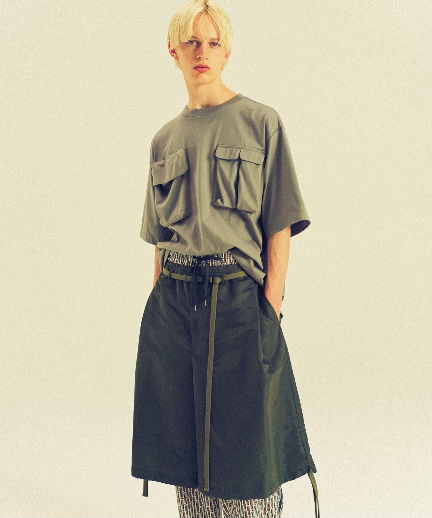 ショートパンツ Hedie.+ - MIL-SPEC Twill Long Culotte Pants Hedie.+ MIL-SPEC Twill Long Culotte（その他パンツ）｜EDIFICE