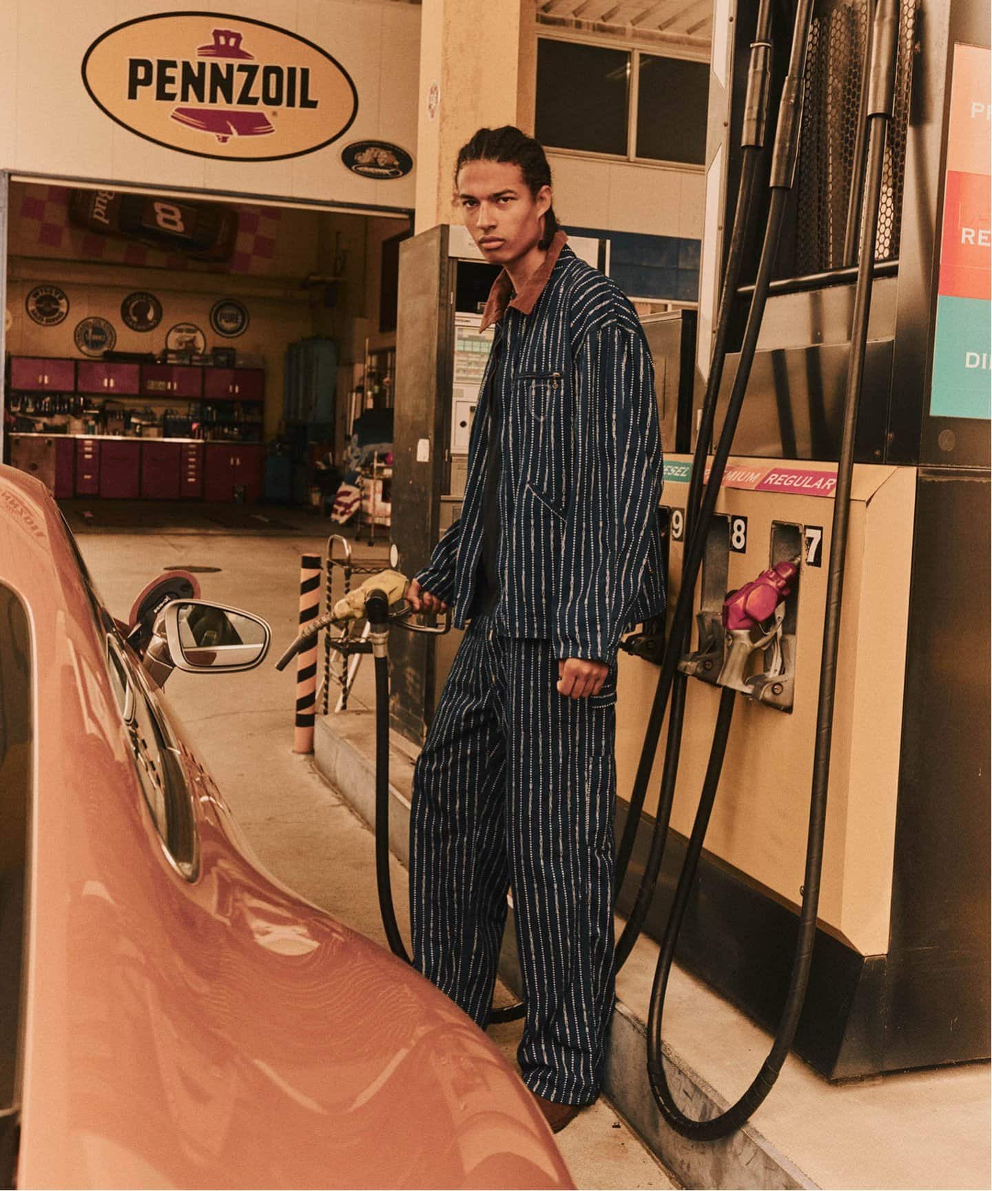 PORSCHE × POGGY AIZOME WORK PANTS（その他パンツ）｜EDIFICE