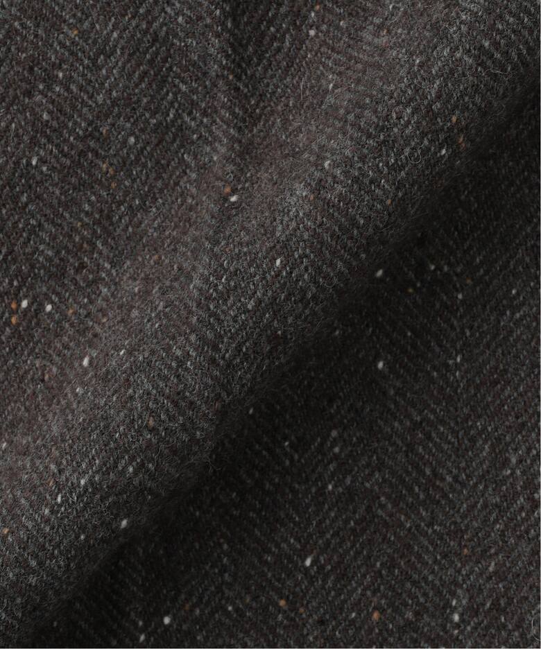 LA BOUCLE (ラブークル) HERRINGBONE WIDE パンツ（スラックス