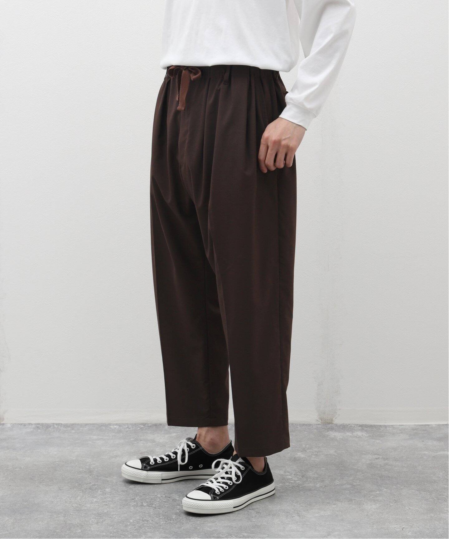 Sillage (シアージ) WOOL TROPICAL BAGGY TROUSERS SL24SS-BT 