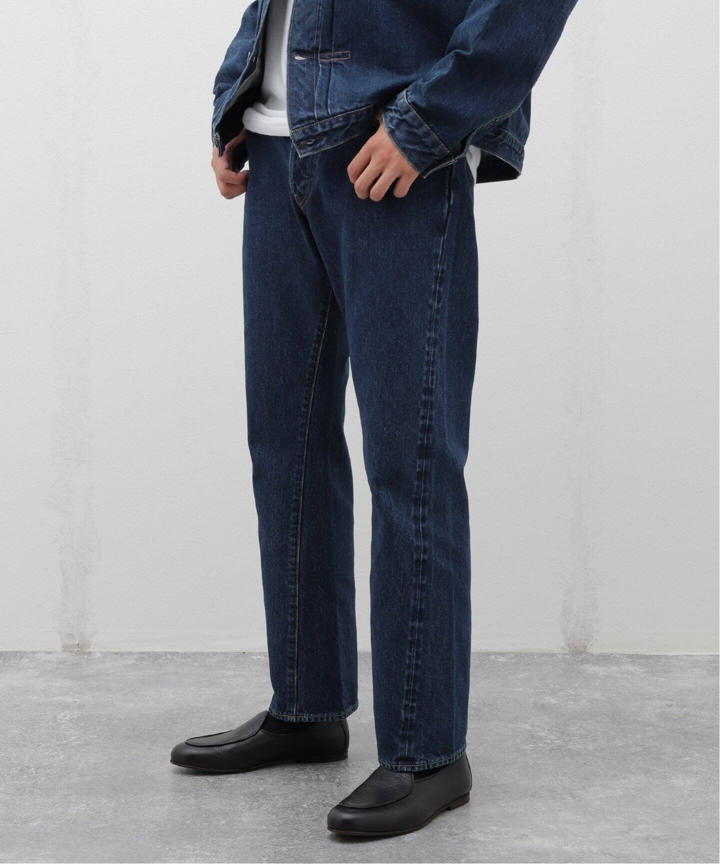 CIOTA (シオタ) Straight 5 PKT Pants (ダークブルー)PTLM-21（デニム  