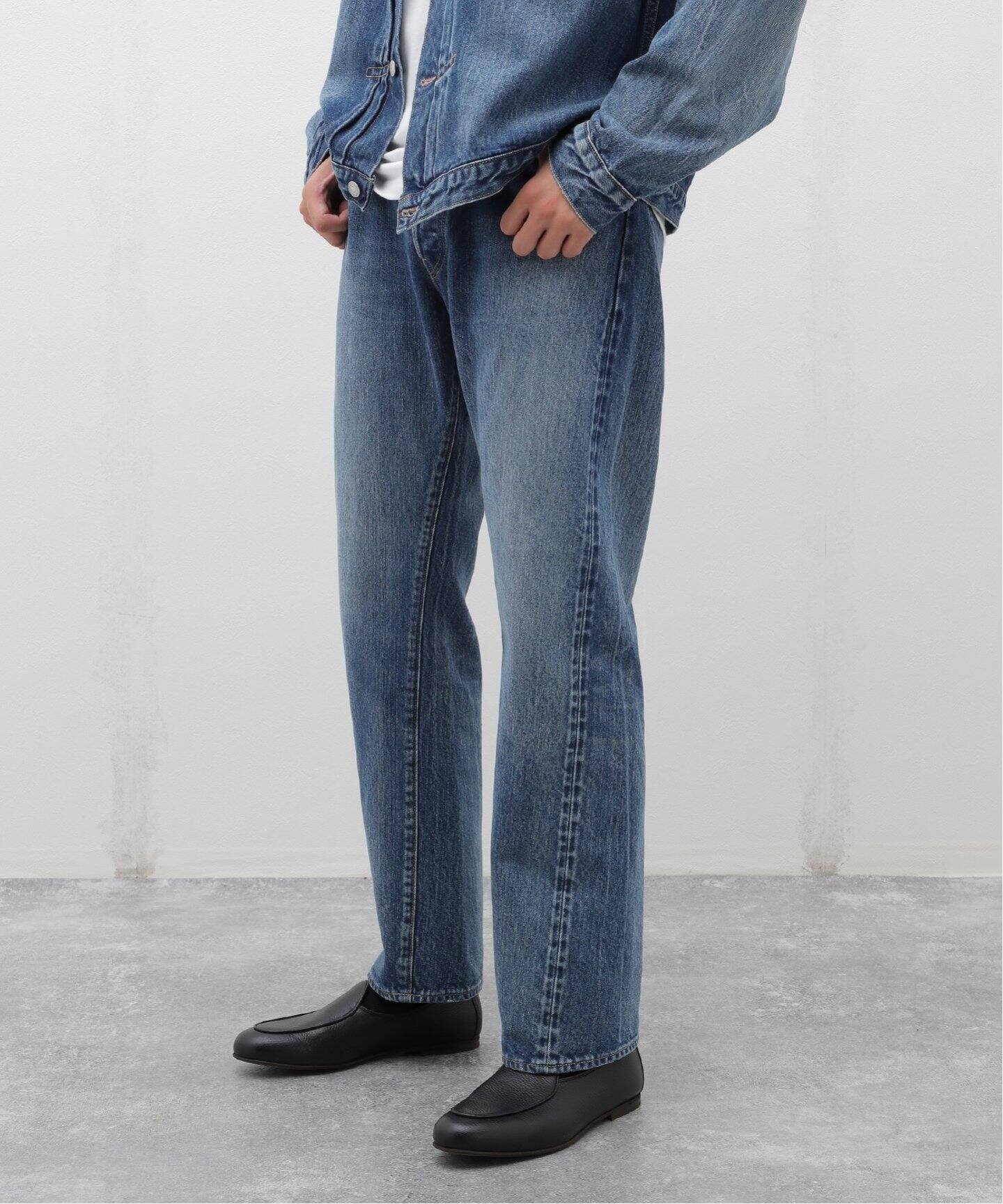 CIOTA (シオタ) Straight 5 PKT Pants (ミディアムダークブルー) PTLM 