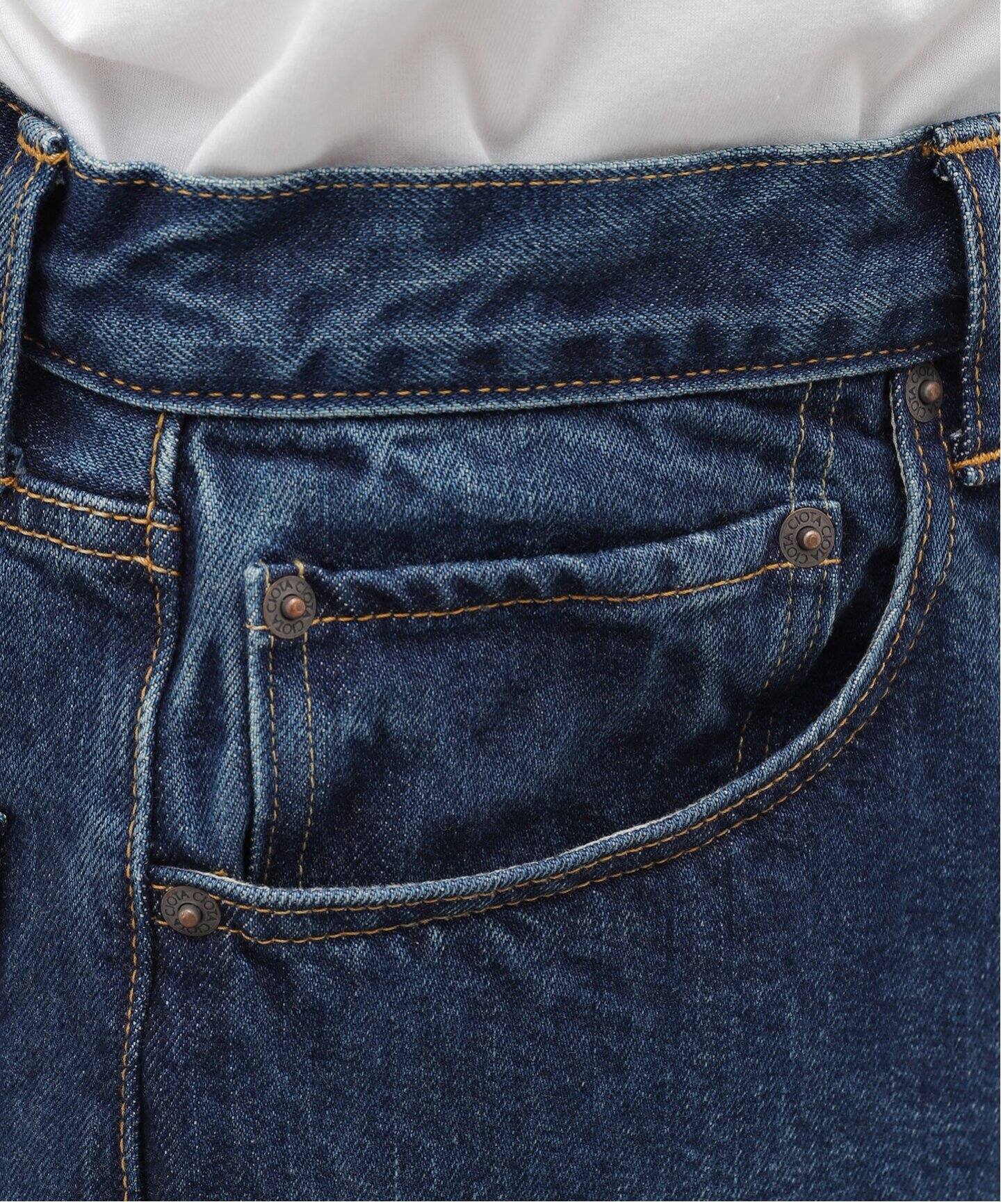 CIOTA (シオタ) Tapered 5 PKT Pants D.B.Damege PTLM-22TPPIDBL