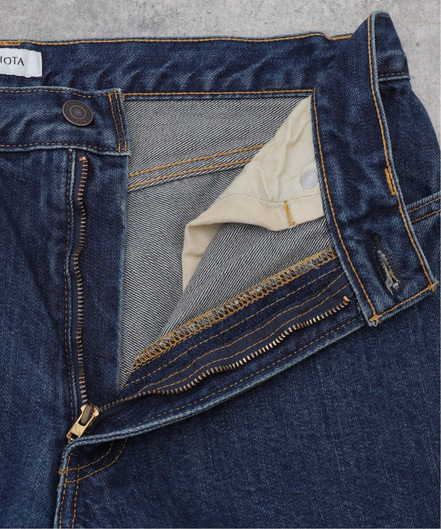 CIOTA (シオタ) Tapered 5 PKT Pants D.B.Damege PTLM-22TPPIDBL-D