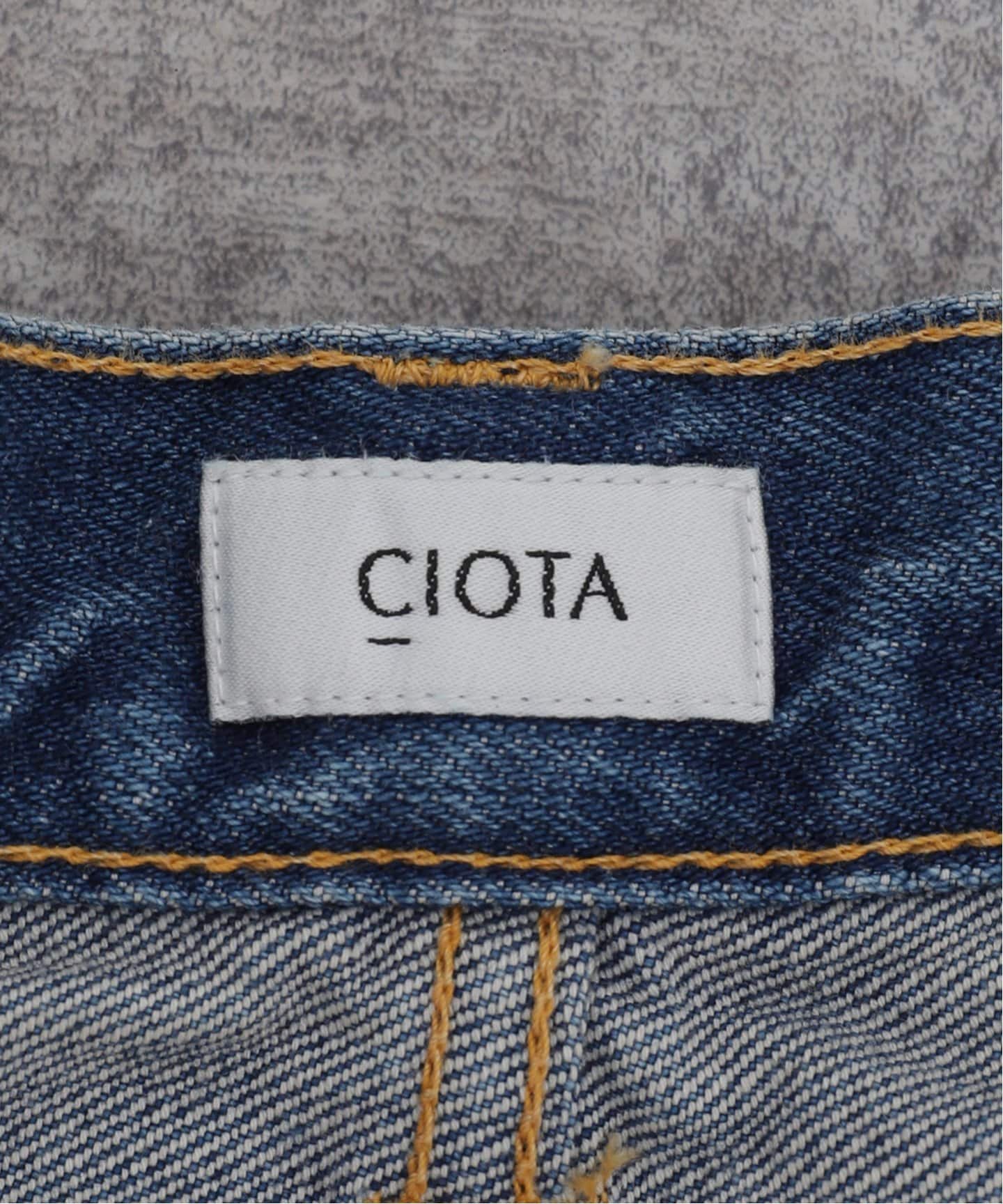 CIOTA (シオタ) Tapered 5 PKT Pants M.D.B.Damege PTLM-22TPPIMDBLD