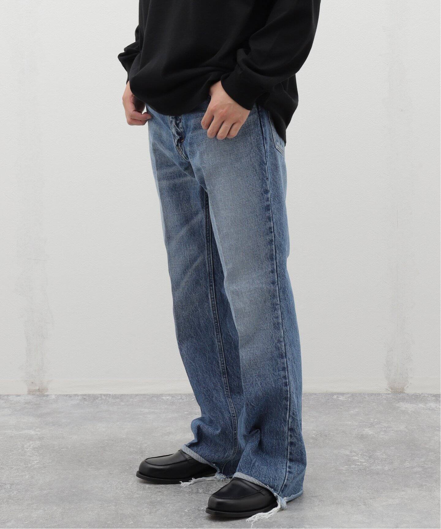 INSCRIRE(アンスクリア) Flare Denim I24AW-PT30B（デニムパンツ 