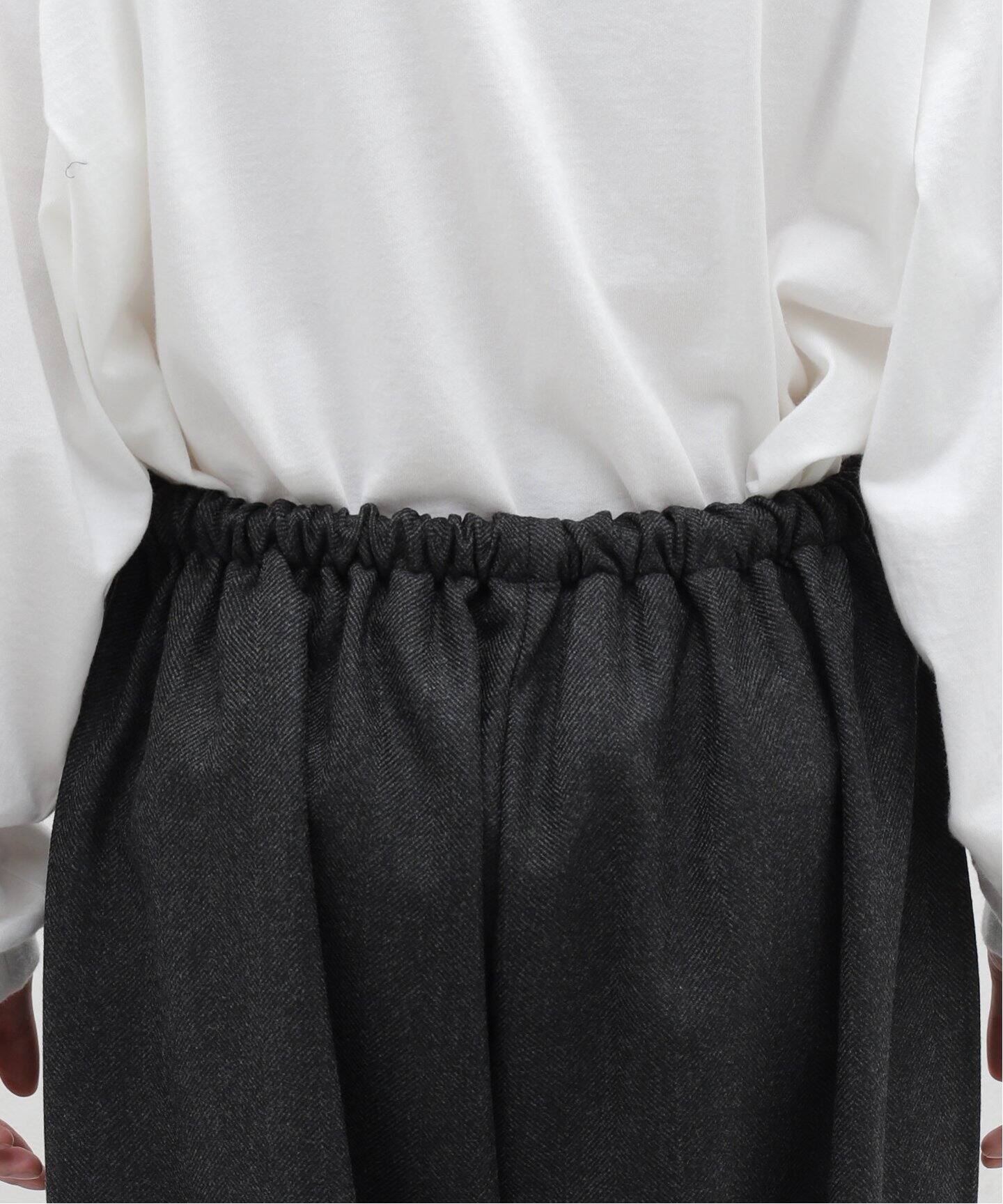 GABRIELA COLL GARMENTS 別注 HERRINGBONE HEAVY WOOL FLAP POCKET 
