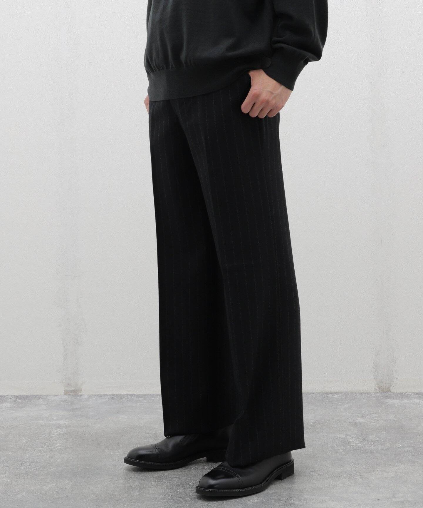 HUSBANDS(ハズバンズ) High Waisted Trousers Scottish（スラックス 