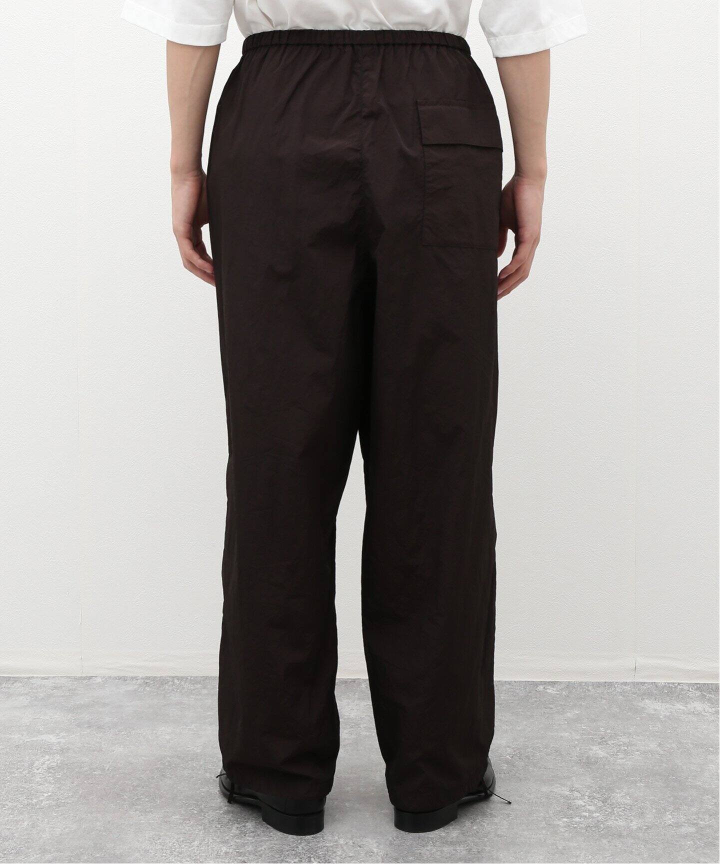 ATON / エイトン】HAND DYED NYLON OVER PANTS（ジャージ／トラック 