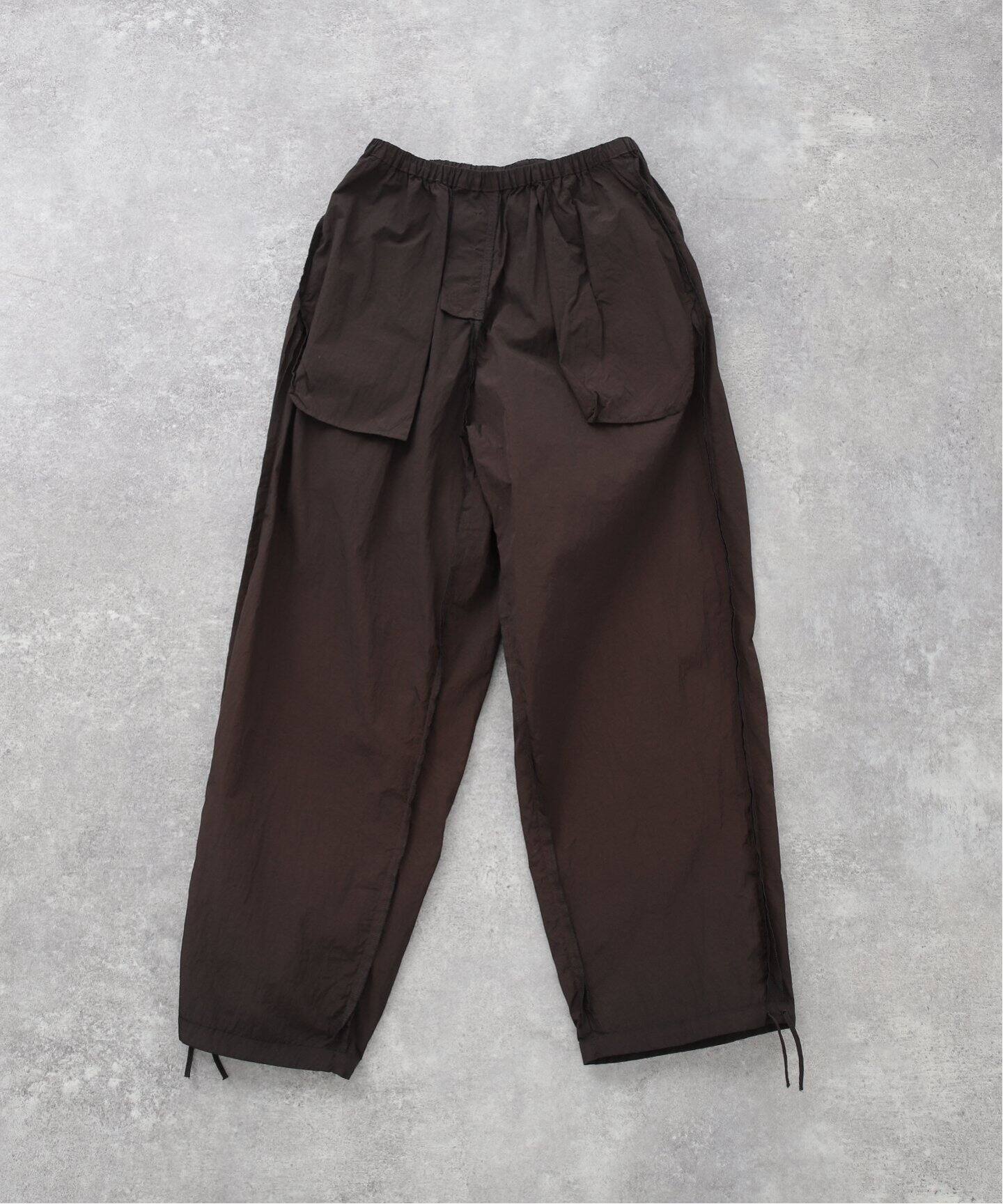ATON / エイトン】HAND DYED NYLON OVER PANTS（ジャージ／トラック 