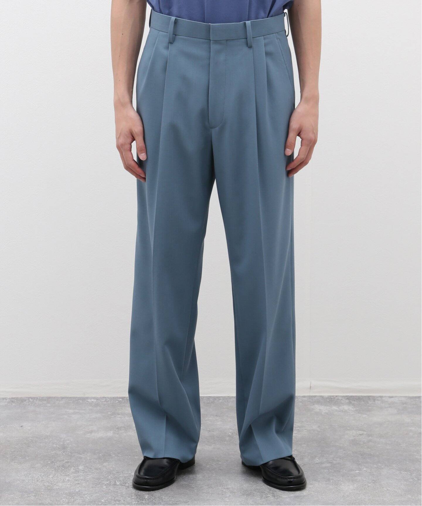 AURALEE / オーラリー】HARD TWIST WOOL DOBBY SLACKS（スラックス 