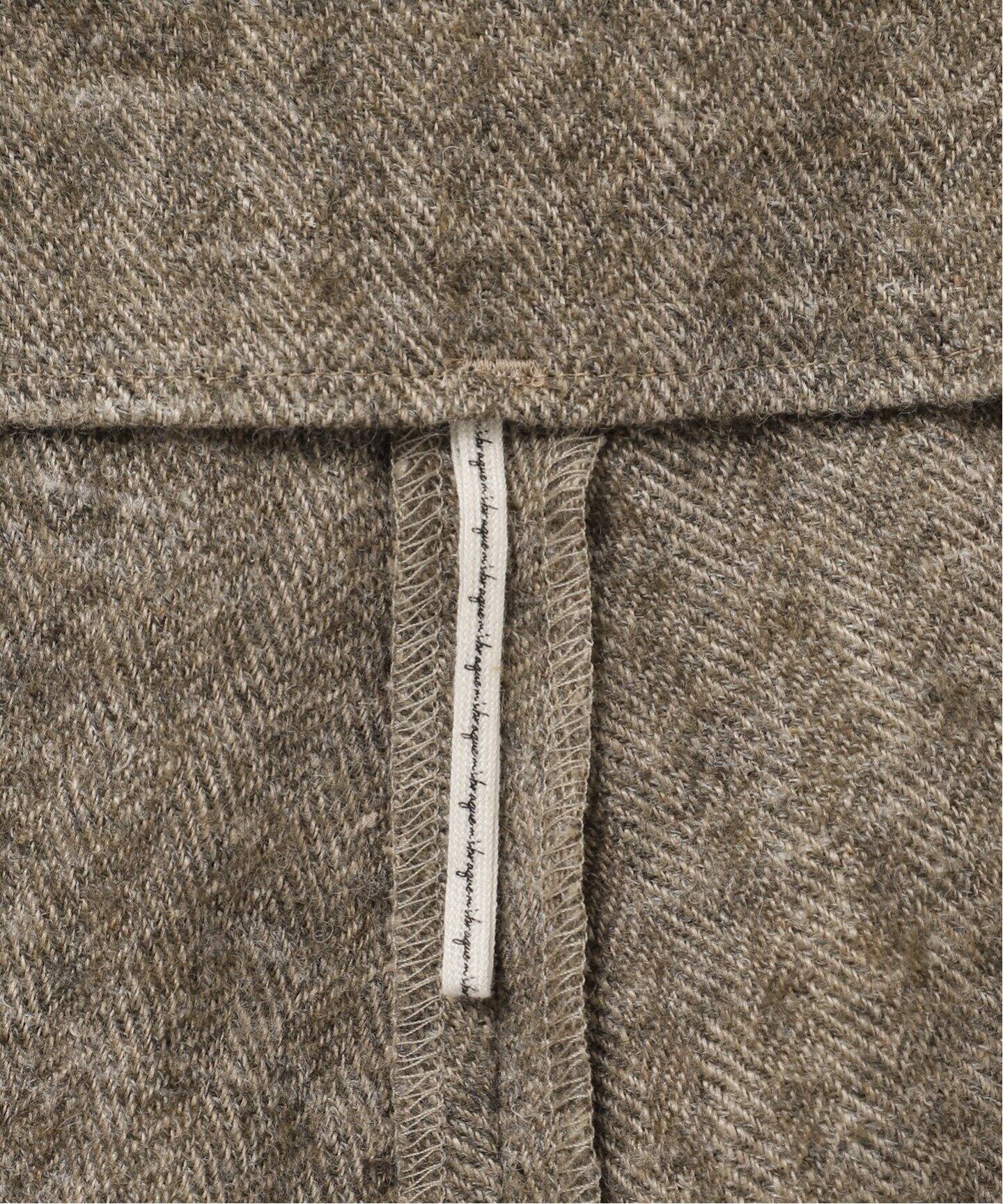 Ms BRAQUE for BOUCLE リネンウールヘリンボン オーバーオール 