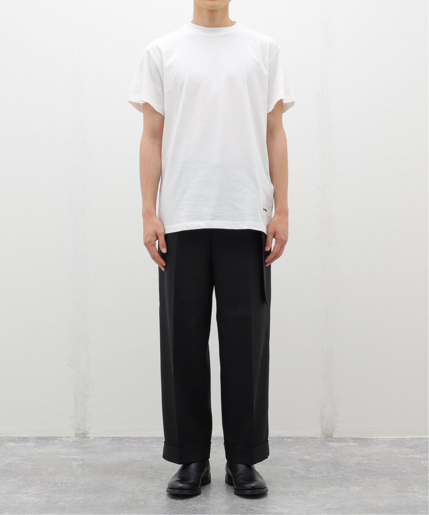 ジルサンダー 23SS J47KA0016 イージーワイドロングパンツ メンズ 46 