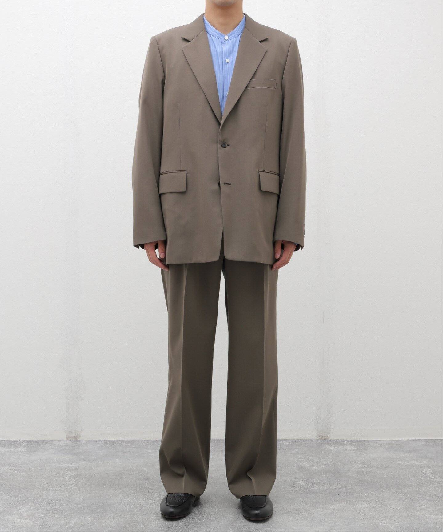 AURALEE (オーラリー) LIGHT WOOL MAX GABARDINE ツータック 