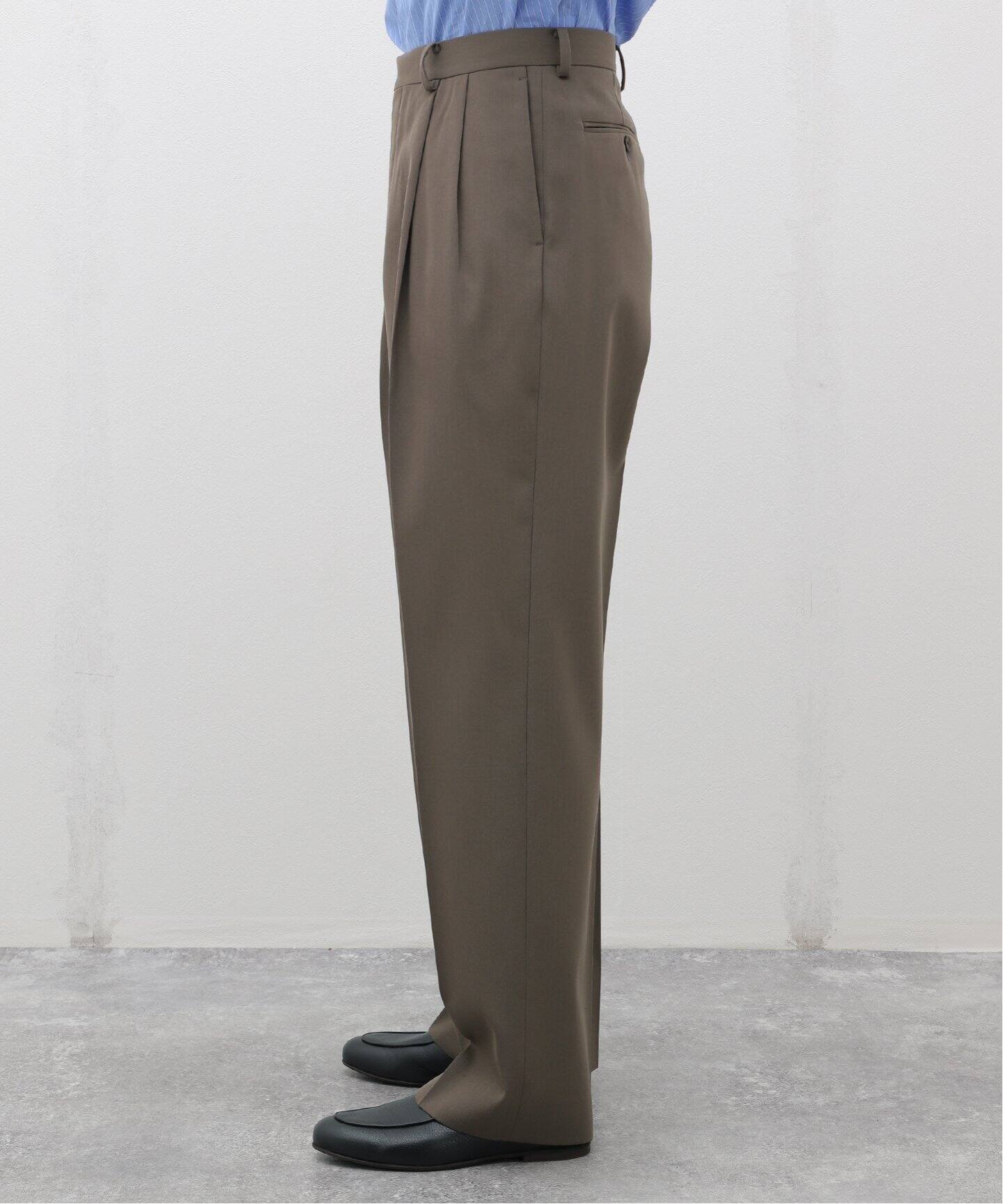 AURALEE (オーラリー) LIGHT WOOL MAX GABARDINE ツータック 