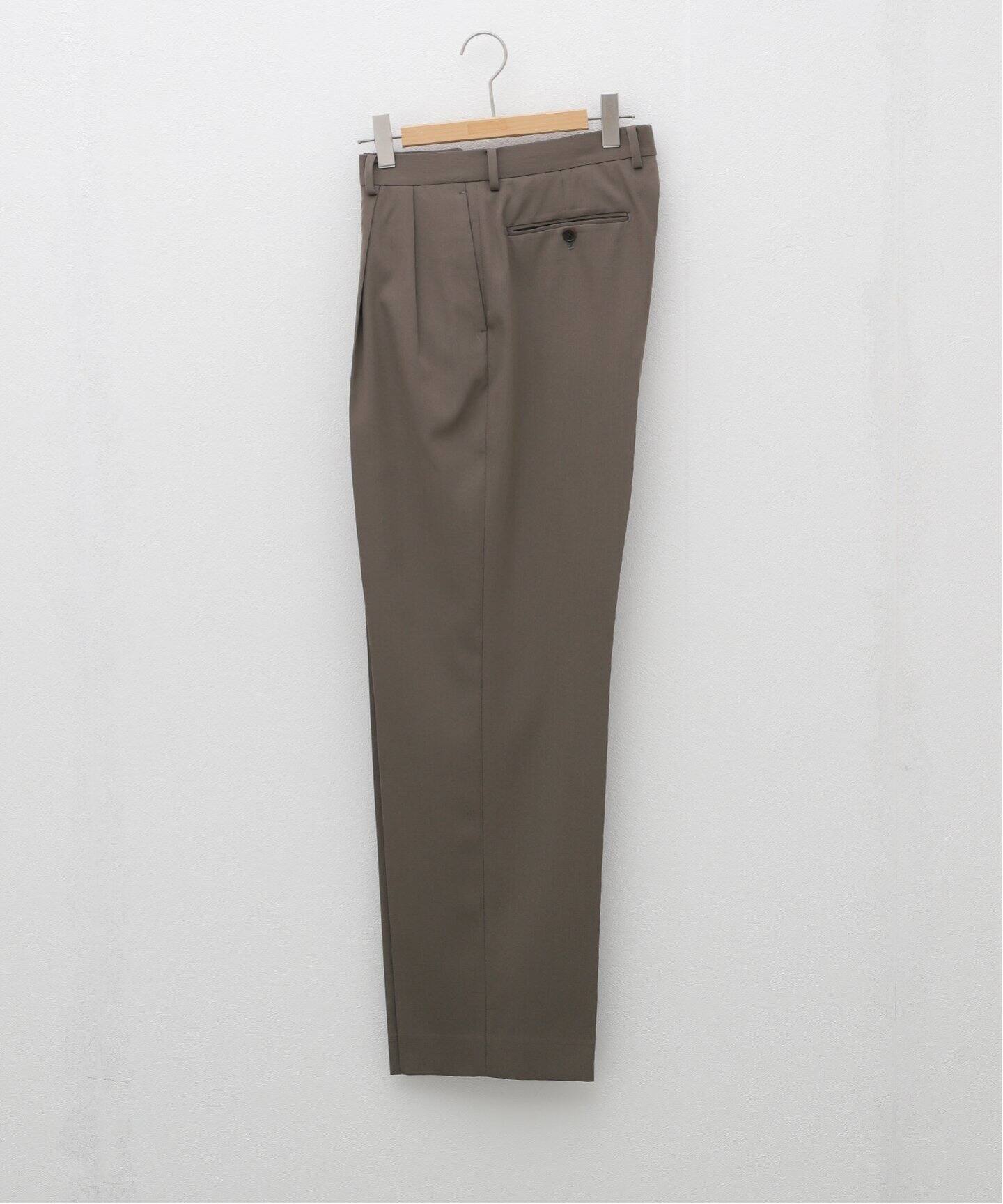 AURALEE 23aw ライトウールマックスギャバジン スラックス ツータック  