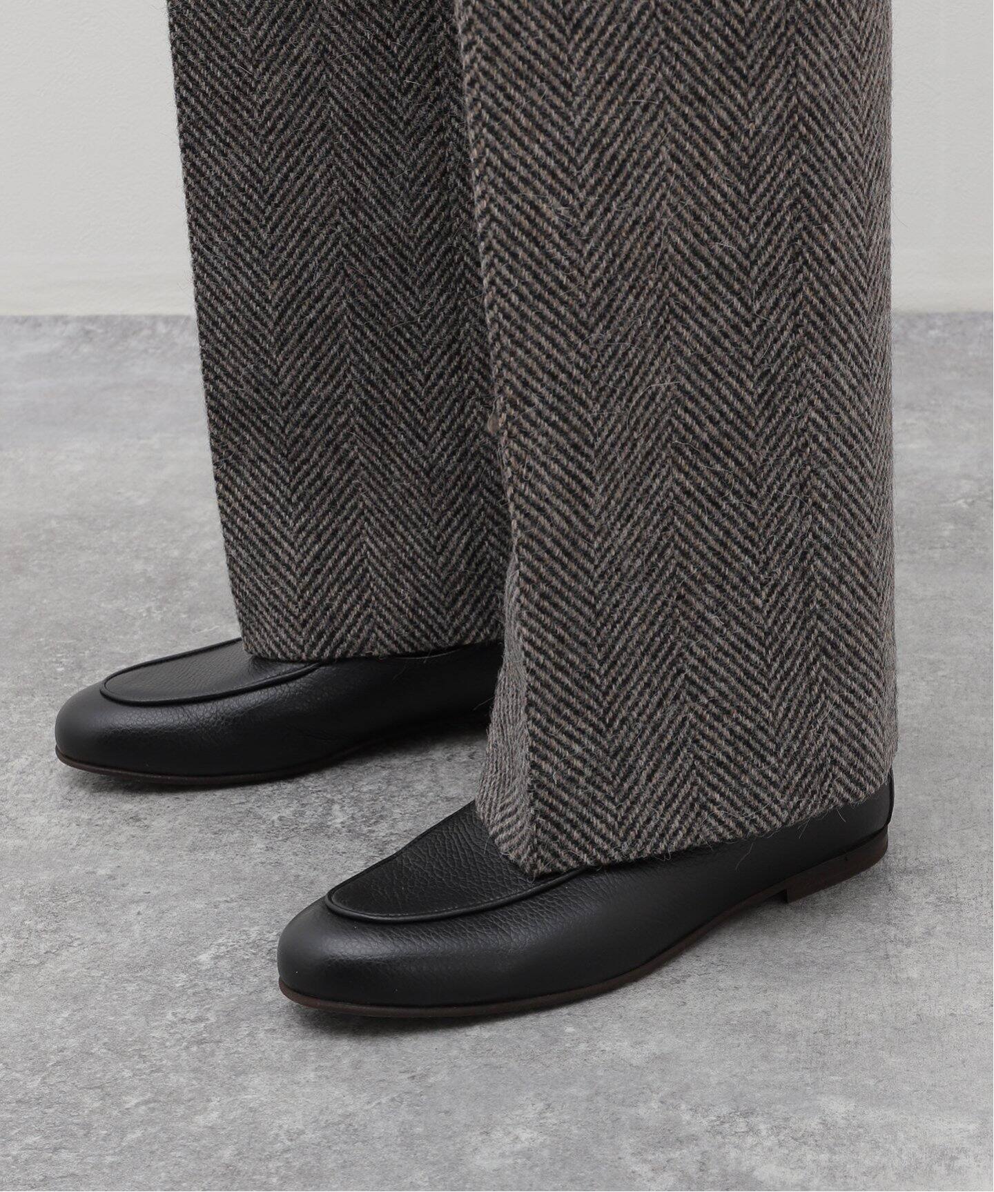 AURALEE (オーラリー) LAMA SHETLAND WOOL TWEED スラックス 