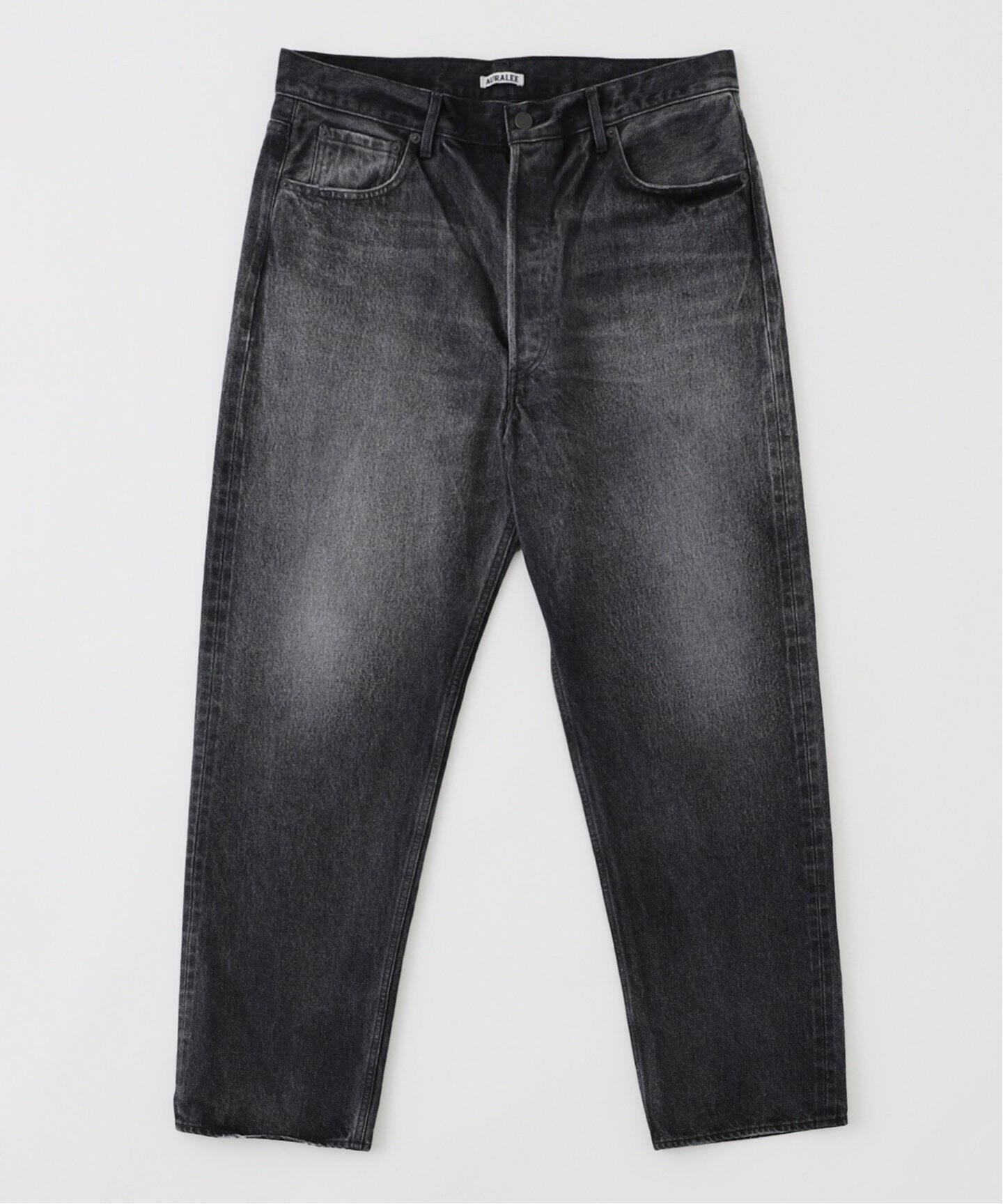 AURALEE SELVEDGE FADED HEAVY DENIM WIDE PANTS A24AP02DH（デニム 
