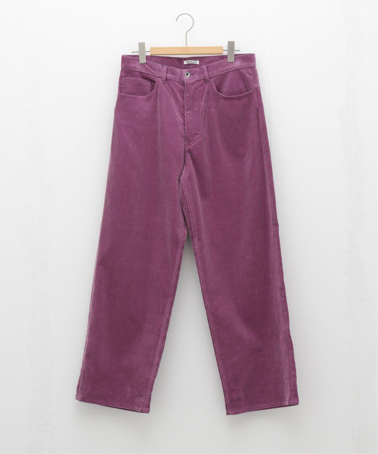 AURALEE FINX CORDUROY PANTS A24AP01FC（スラックス）｜EDIFICE 