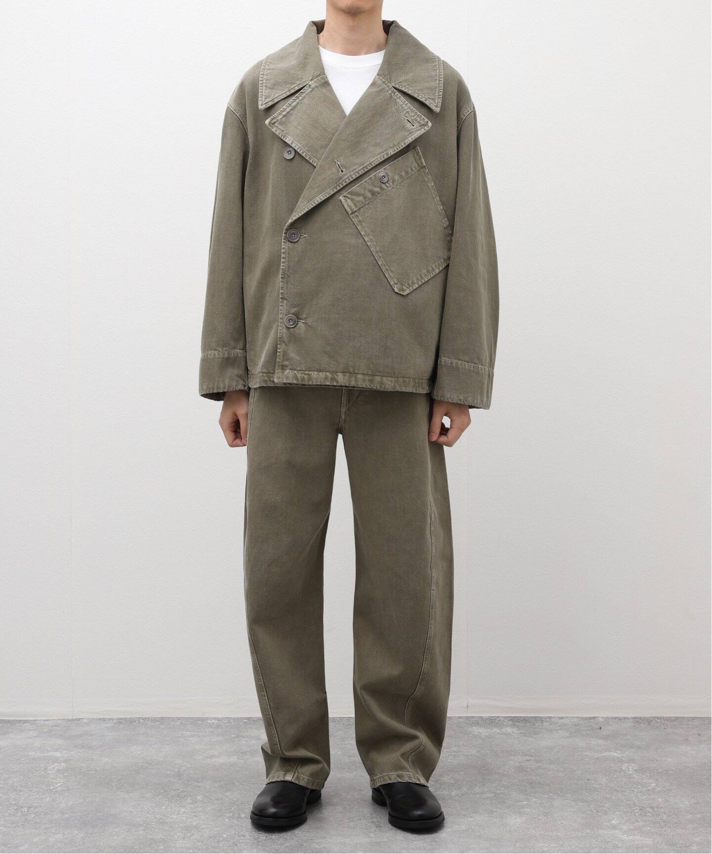LEMAIRE(ルメール) TWISTED BELTED PANTS PA326LD1017（デニムパンツ 