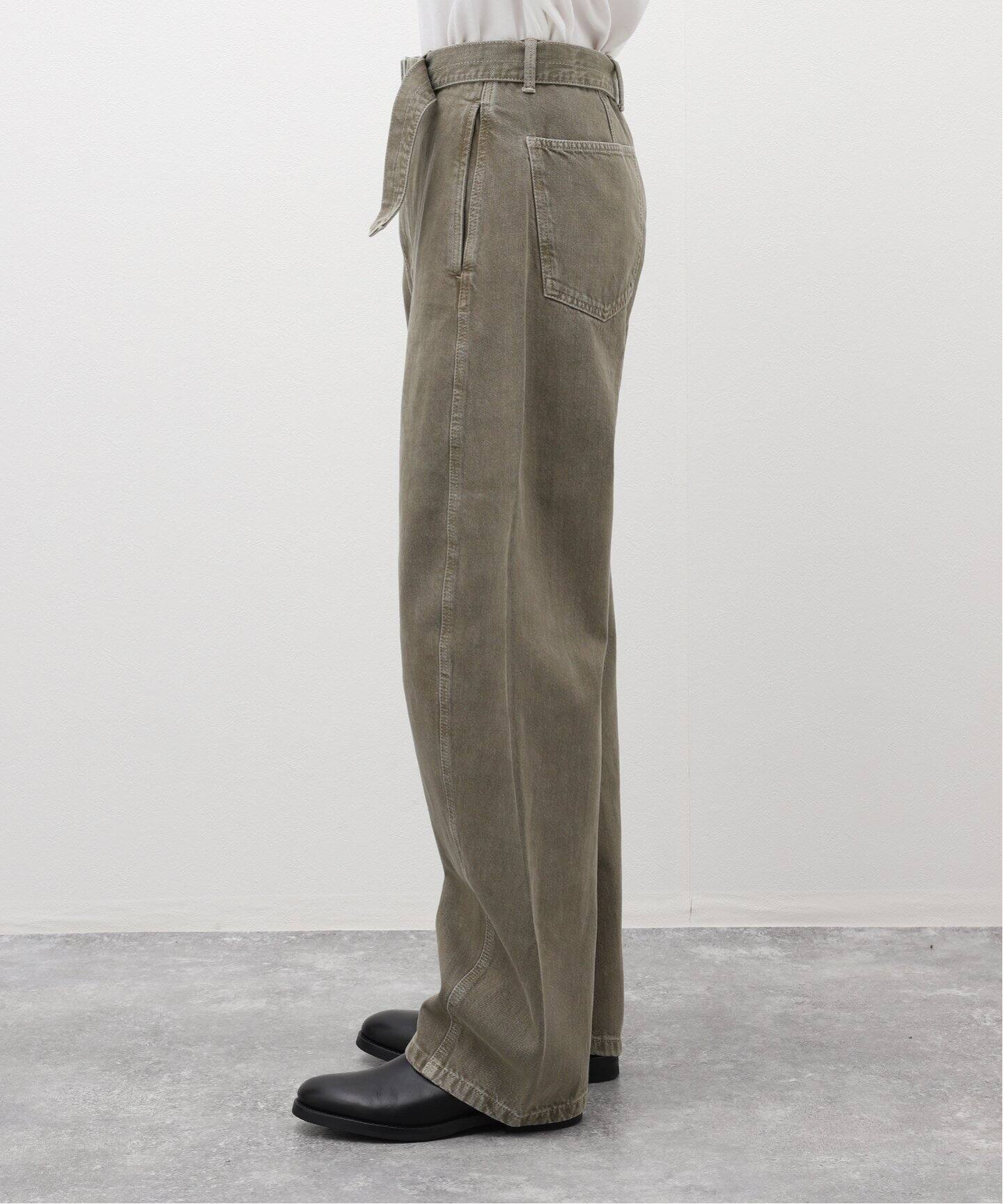 LEMAIRE(ルメール) TWISTED BELTED PANTS PA326LD1017（デニムパンツ 