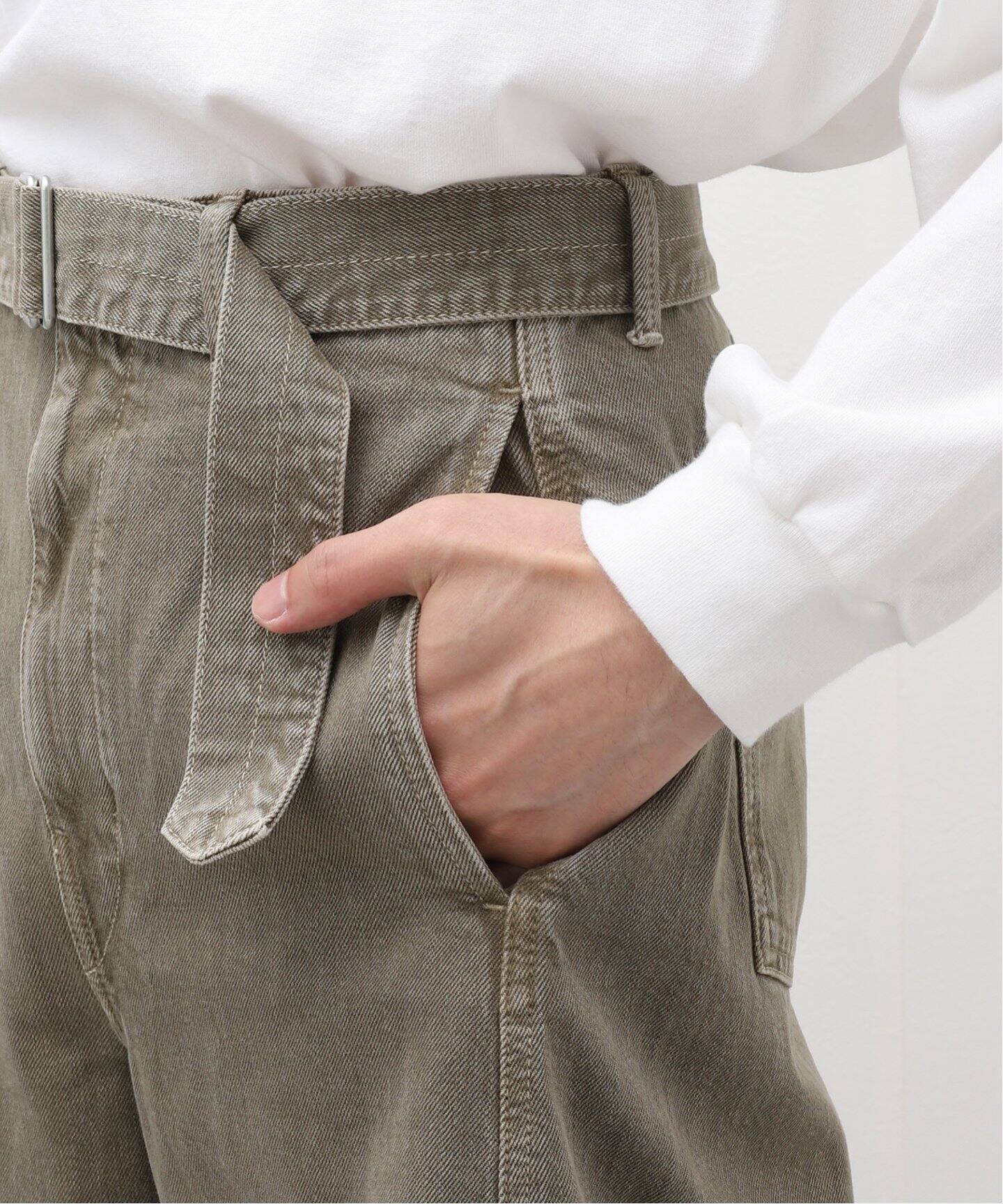 LEMAIRE(ルメール) TWISTED BELTED PANTS PA326LD1017（デニムパンツ 