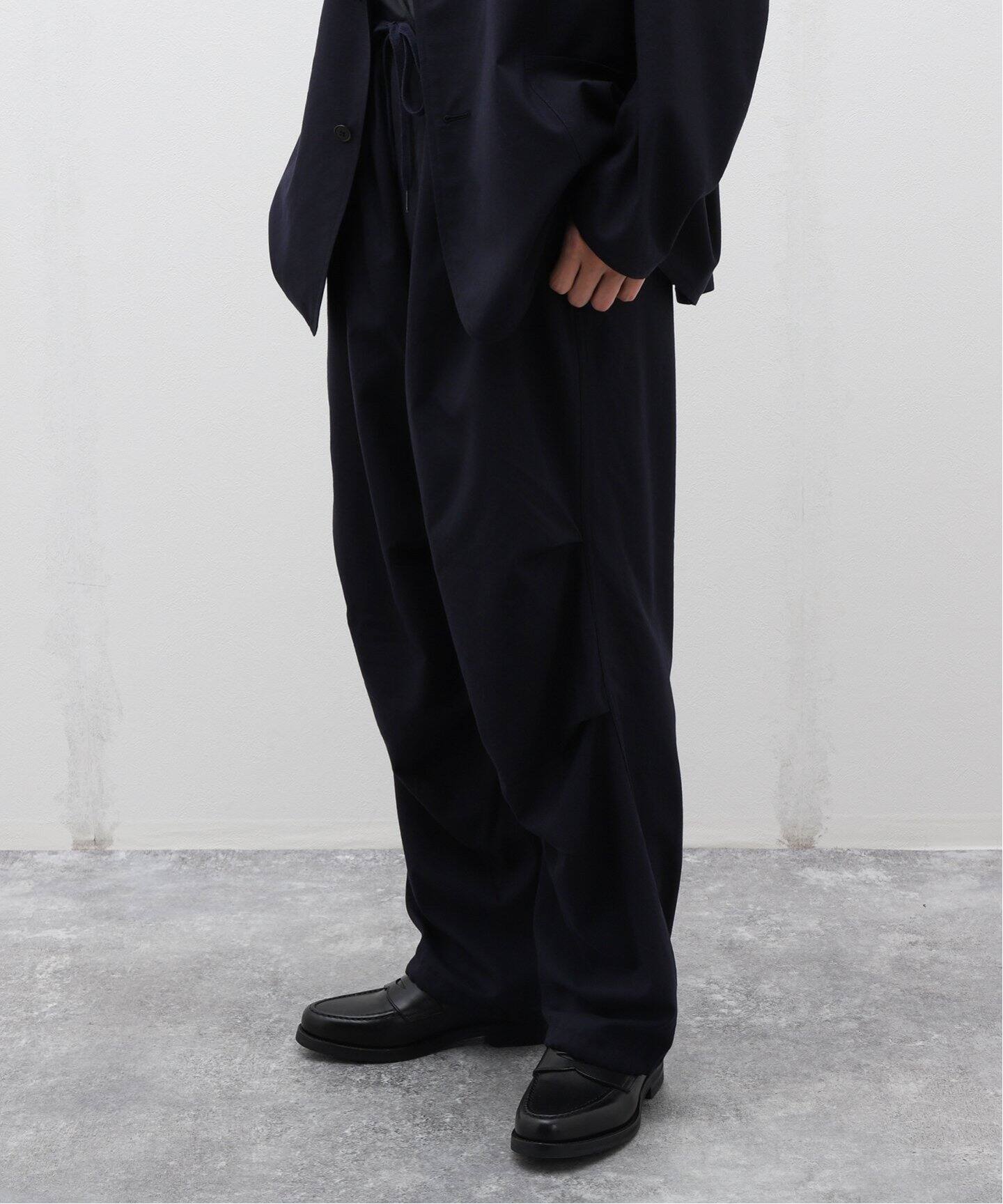 COMOLI (コモリ) ウールニータックパンツ Z01-03016（スラックス  