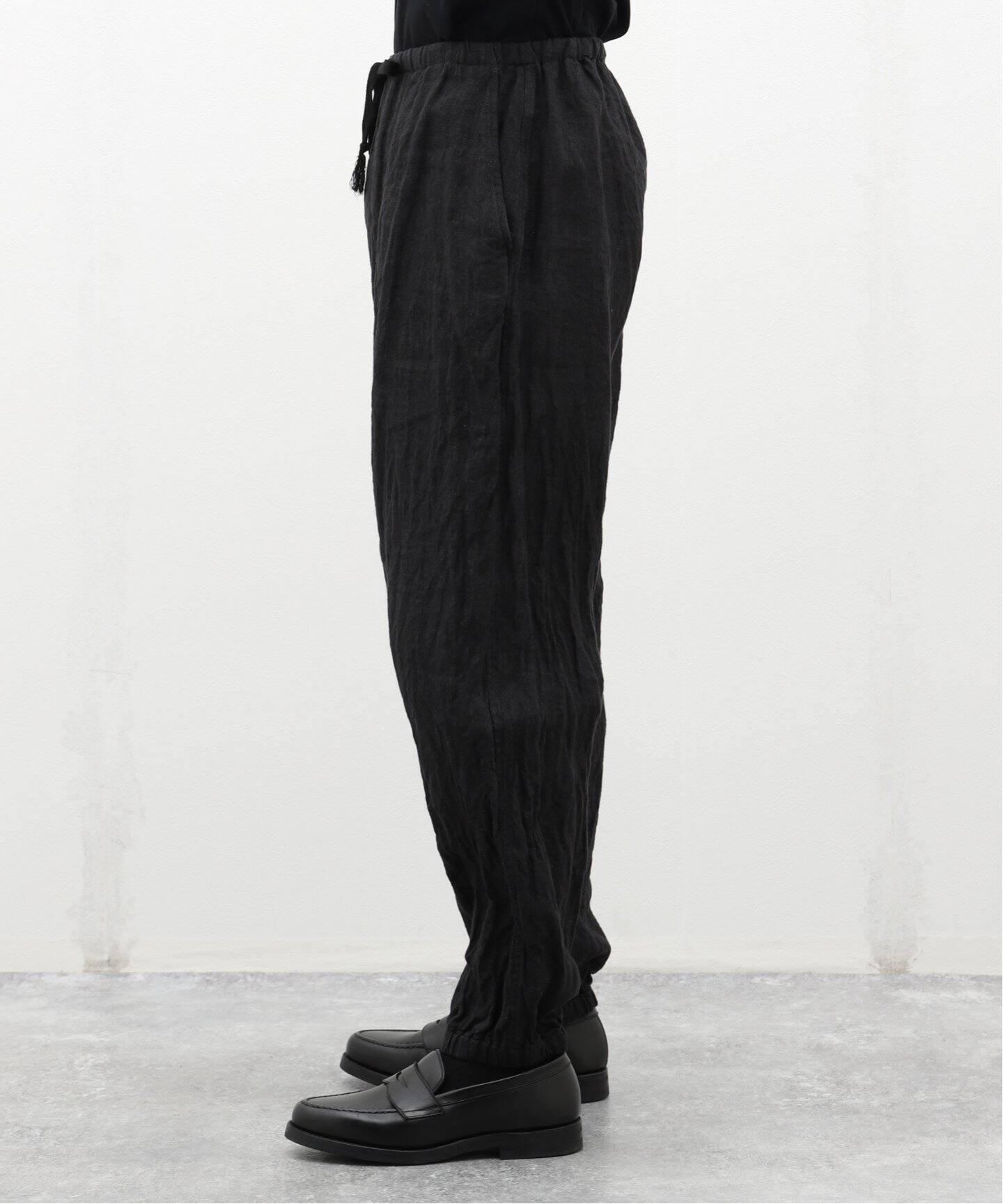 COMOLI (コモリ) リネンドローストリングパンツ Z01-03010（スラックス  