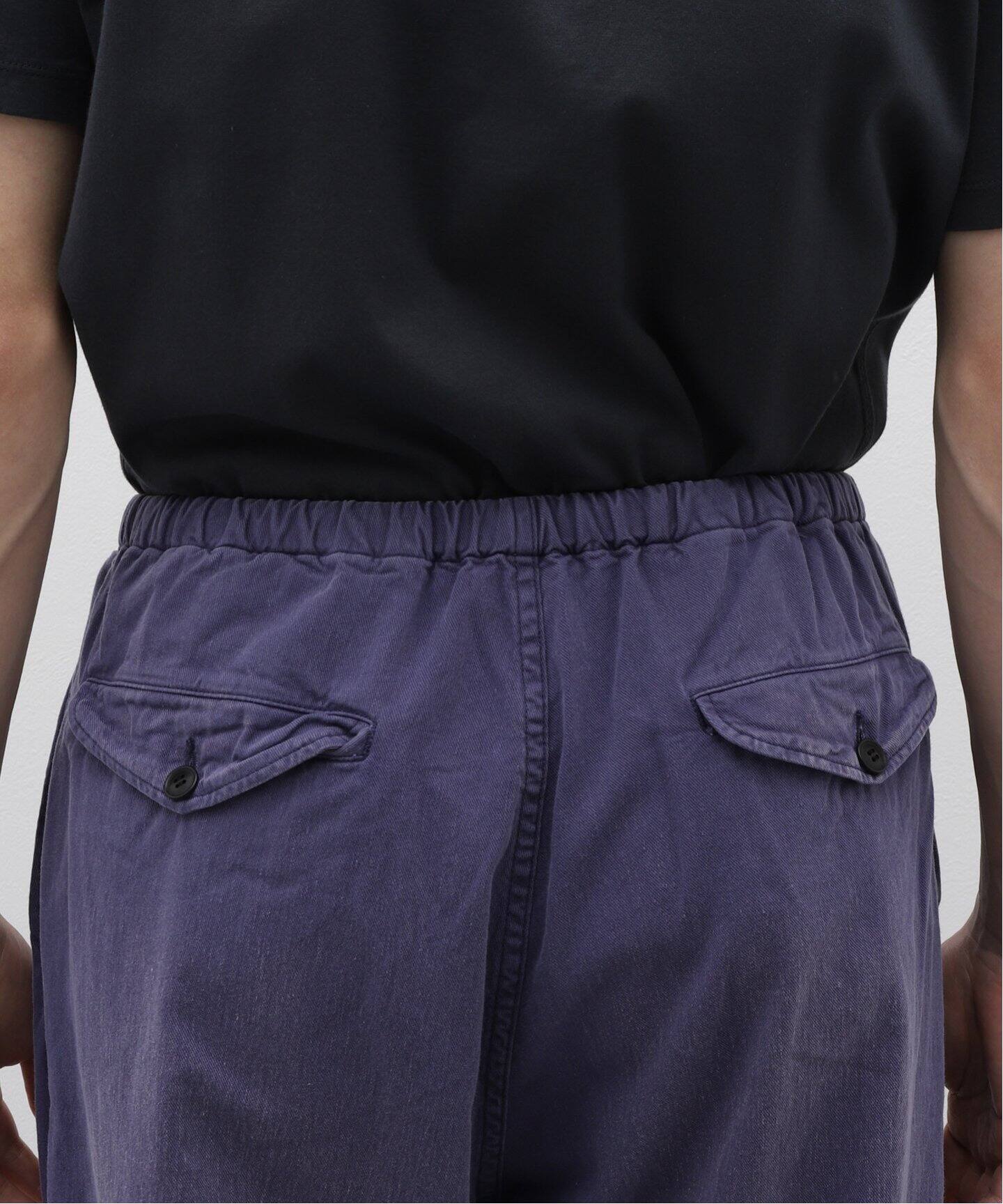 Comoli cotton duck drawstring pants 別れよ 3