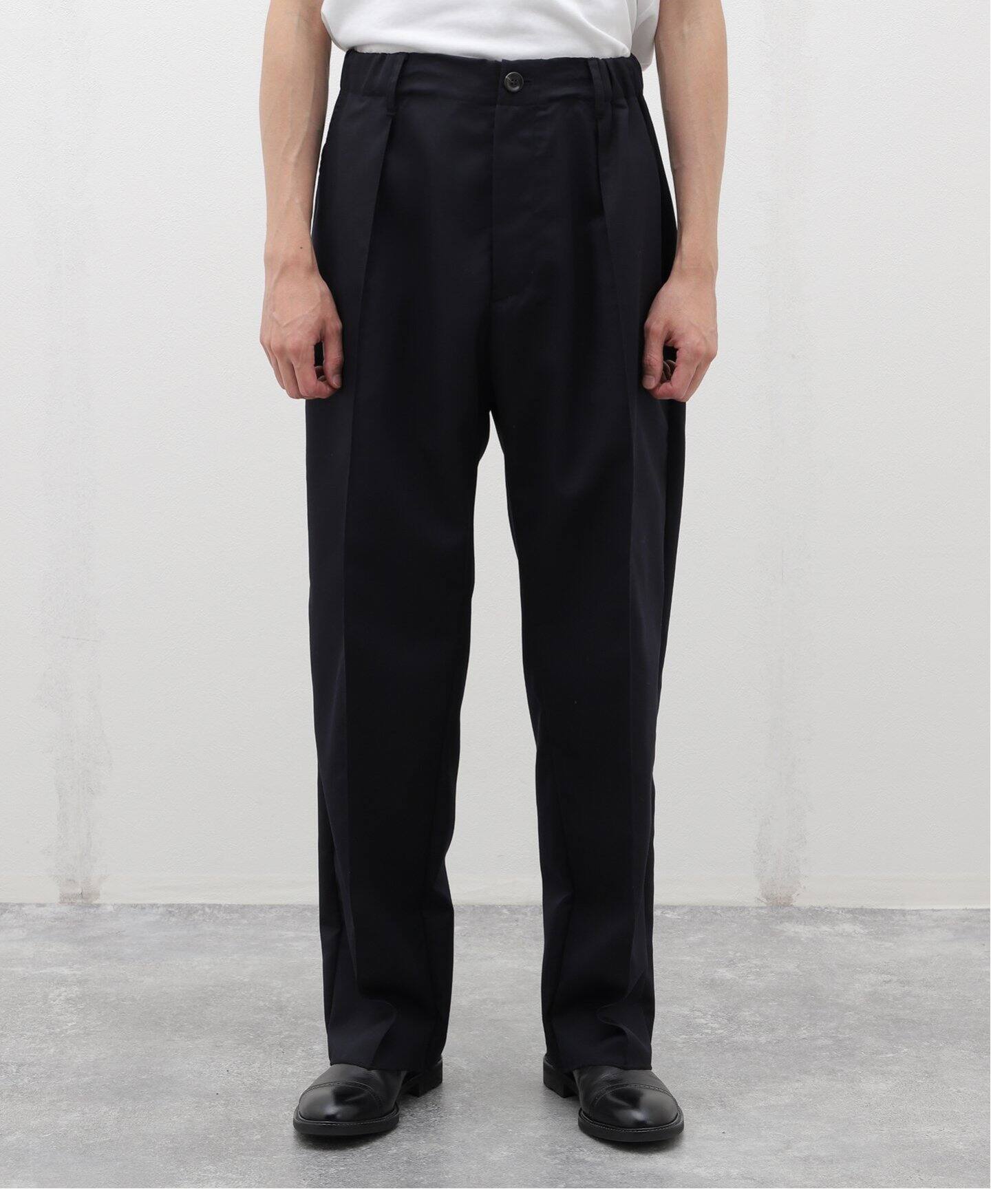 La Favola ラ ファボーラ　チョークストライプスラックス la favola(ラ ファーヴォラ) for ED EASY PANTS eternal（スラックス