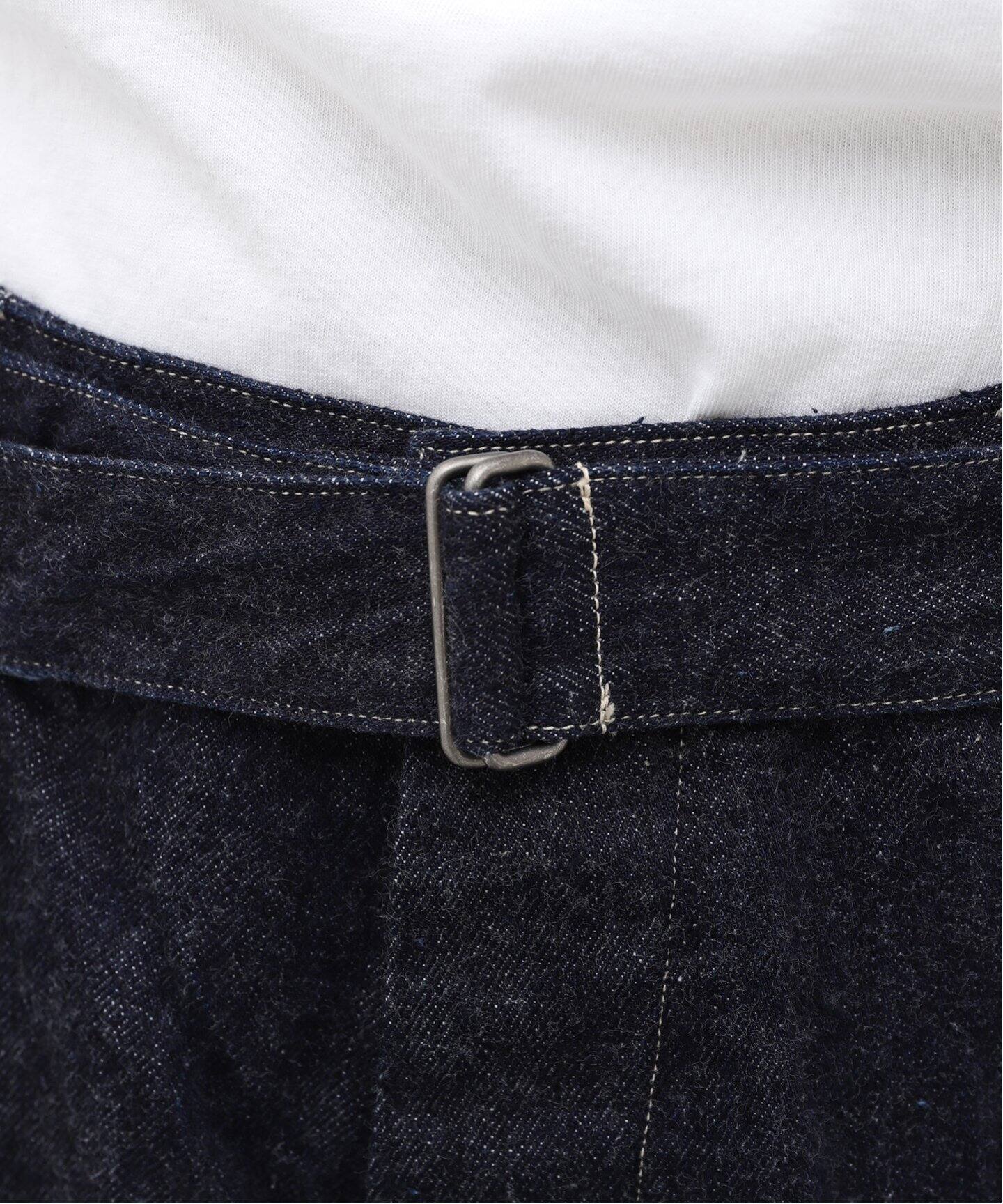COMOLI(コモリ) デニムベルテッドパンツ A03-03001（スラックス 