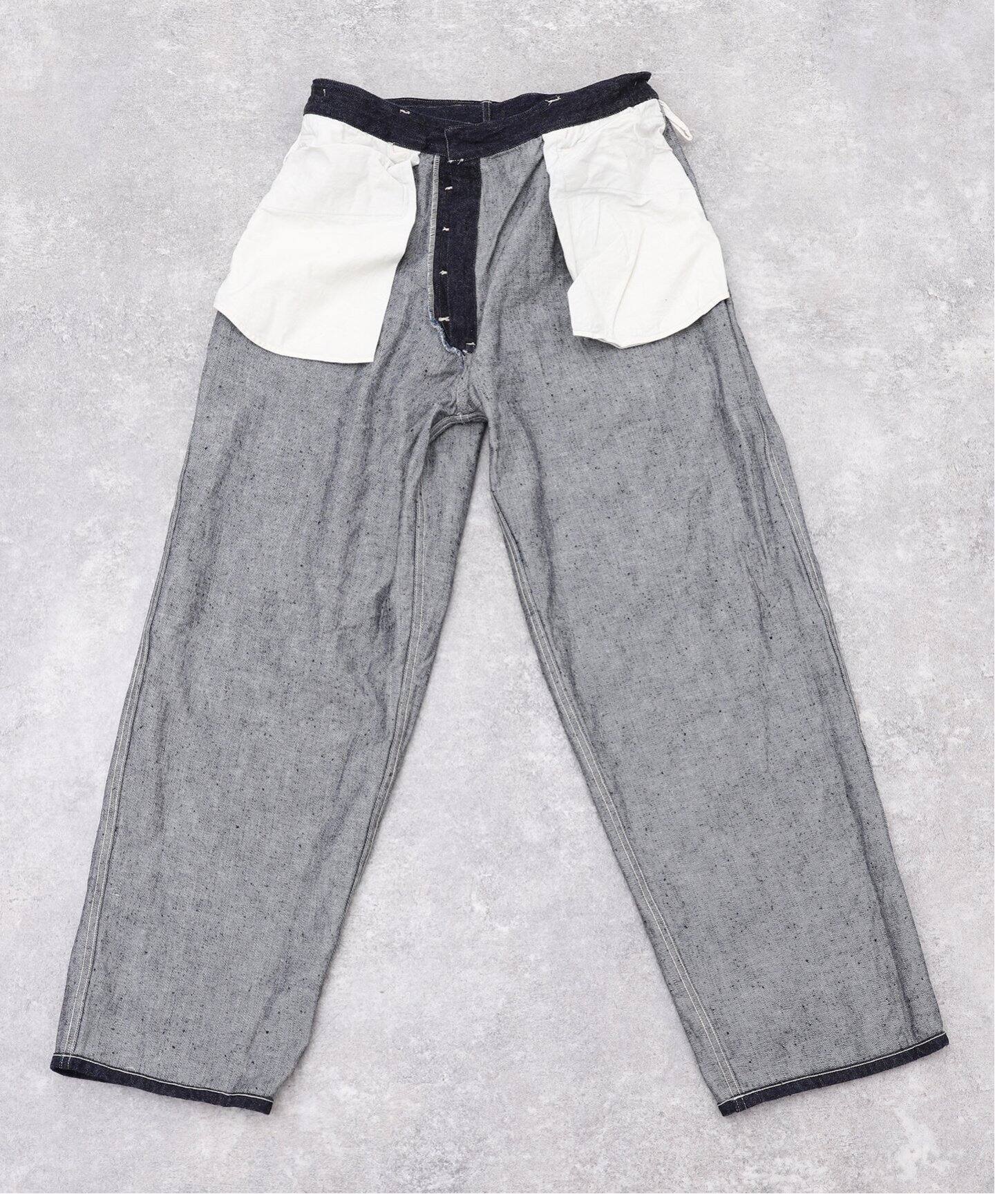 COMOLI(コモリ) デニムベルテッドパンツ A03-03001（スラックス 