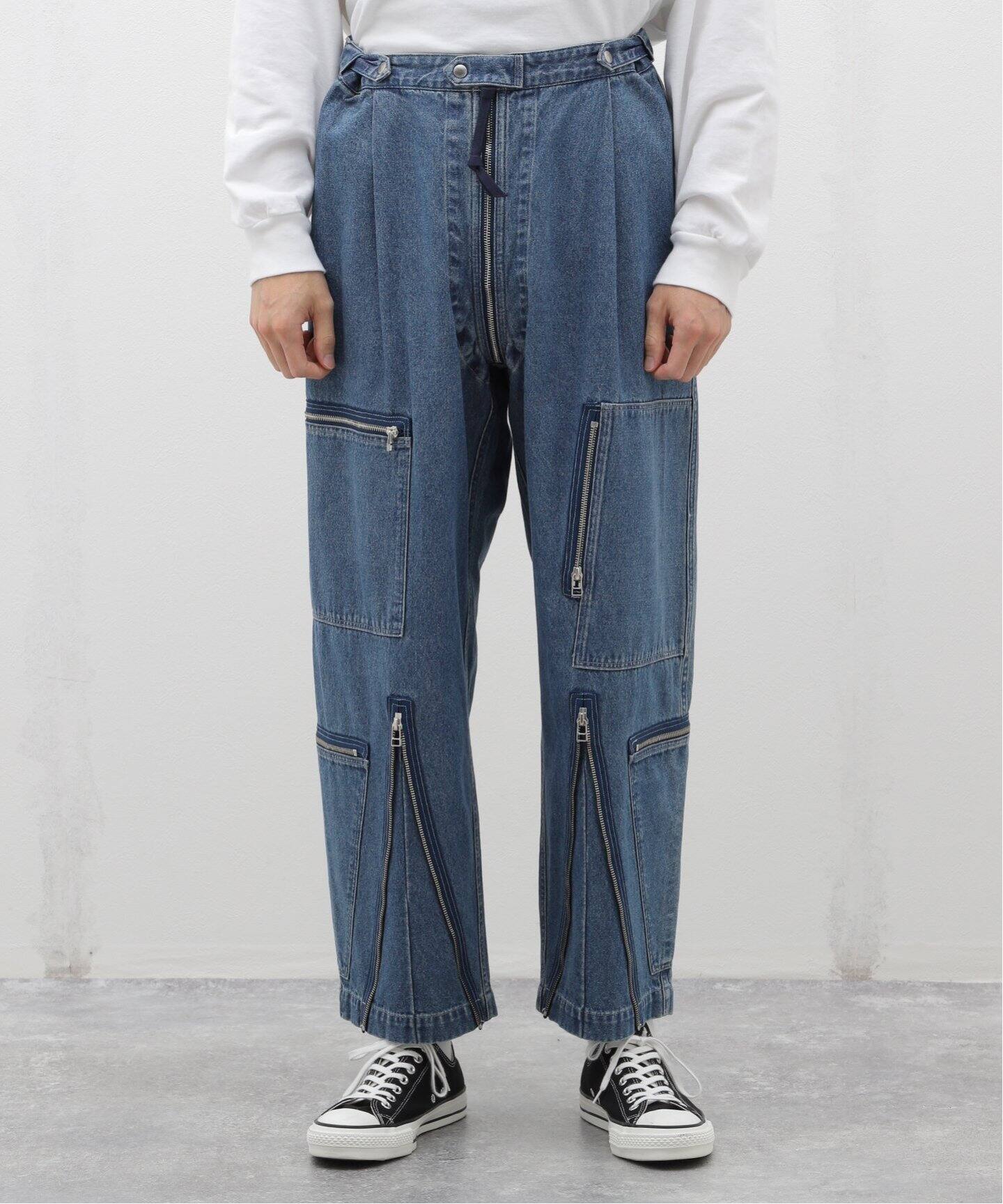 Product Twelve(プロダクトトゥエルブ) Flight Pants denim 24AW-PPT04 