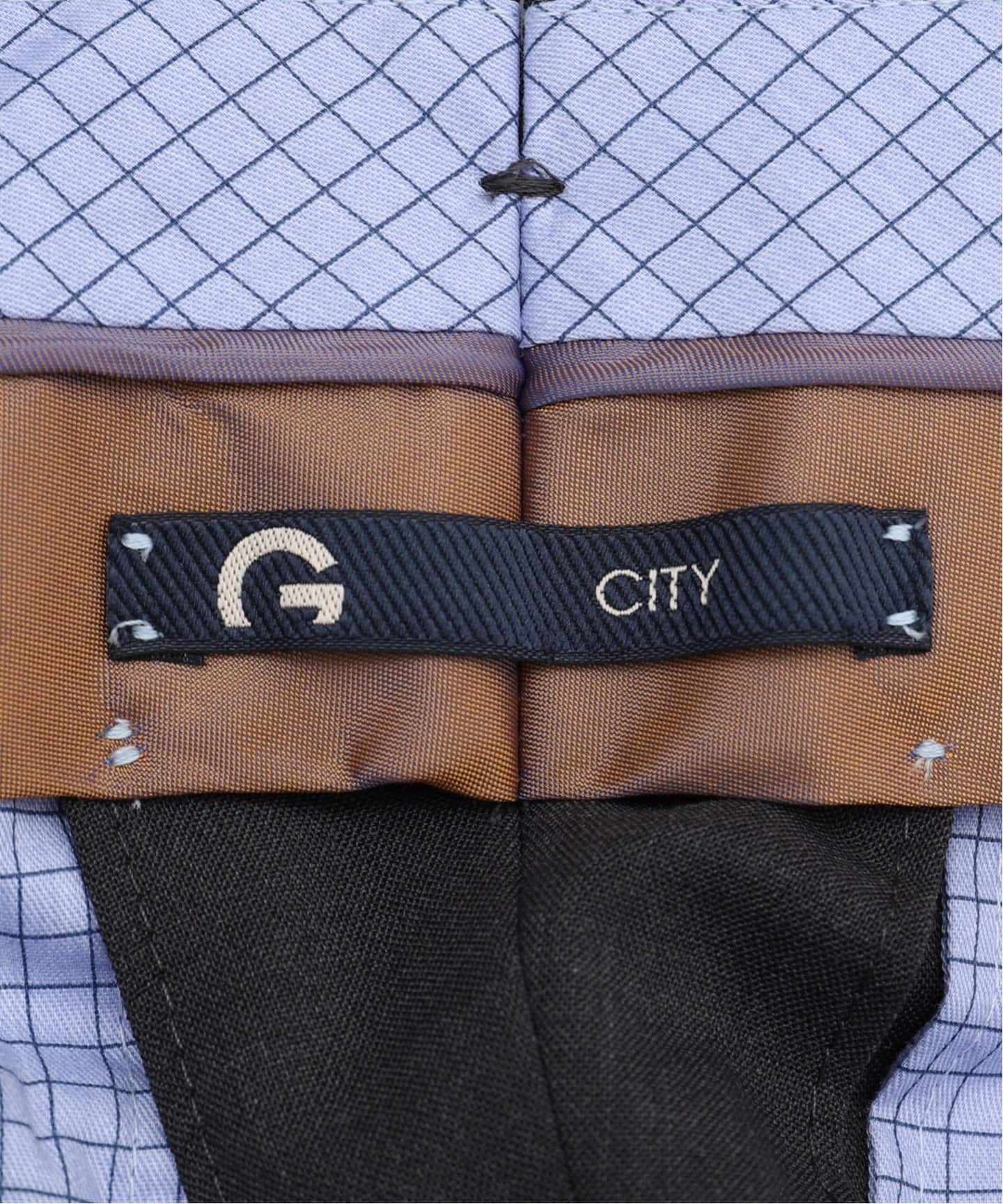 GERMANO for EDIFICE スラックス 48 チェック ダークグレー GERMANO for EDIFICE スラックス 48 チェック ダークグレー