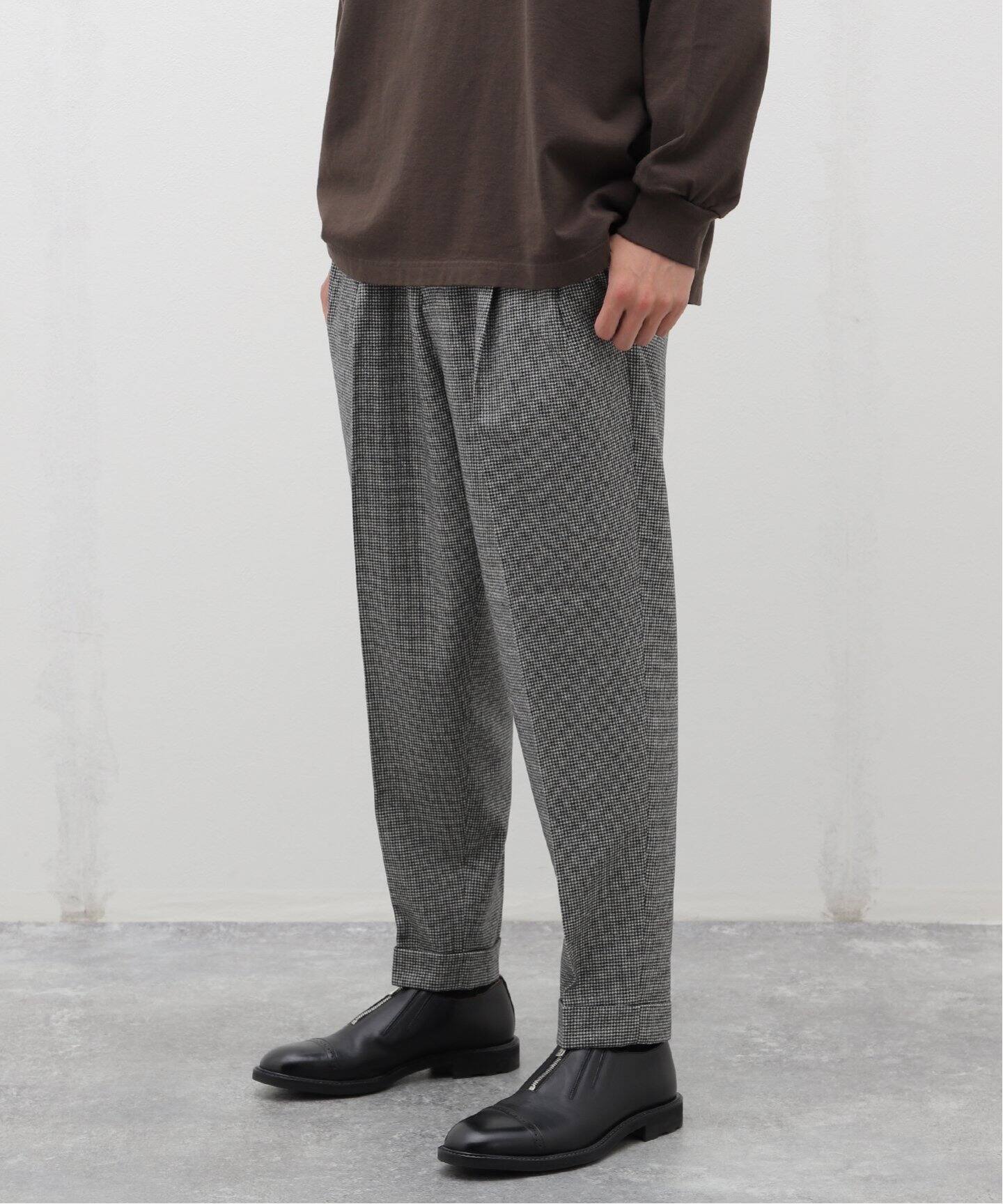 colon(コロン) CPT-20 2Pleats Wool Check Easy PT CPT-20/WOOLCHECK 