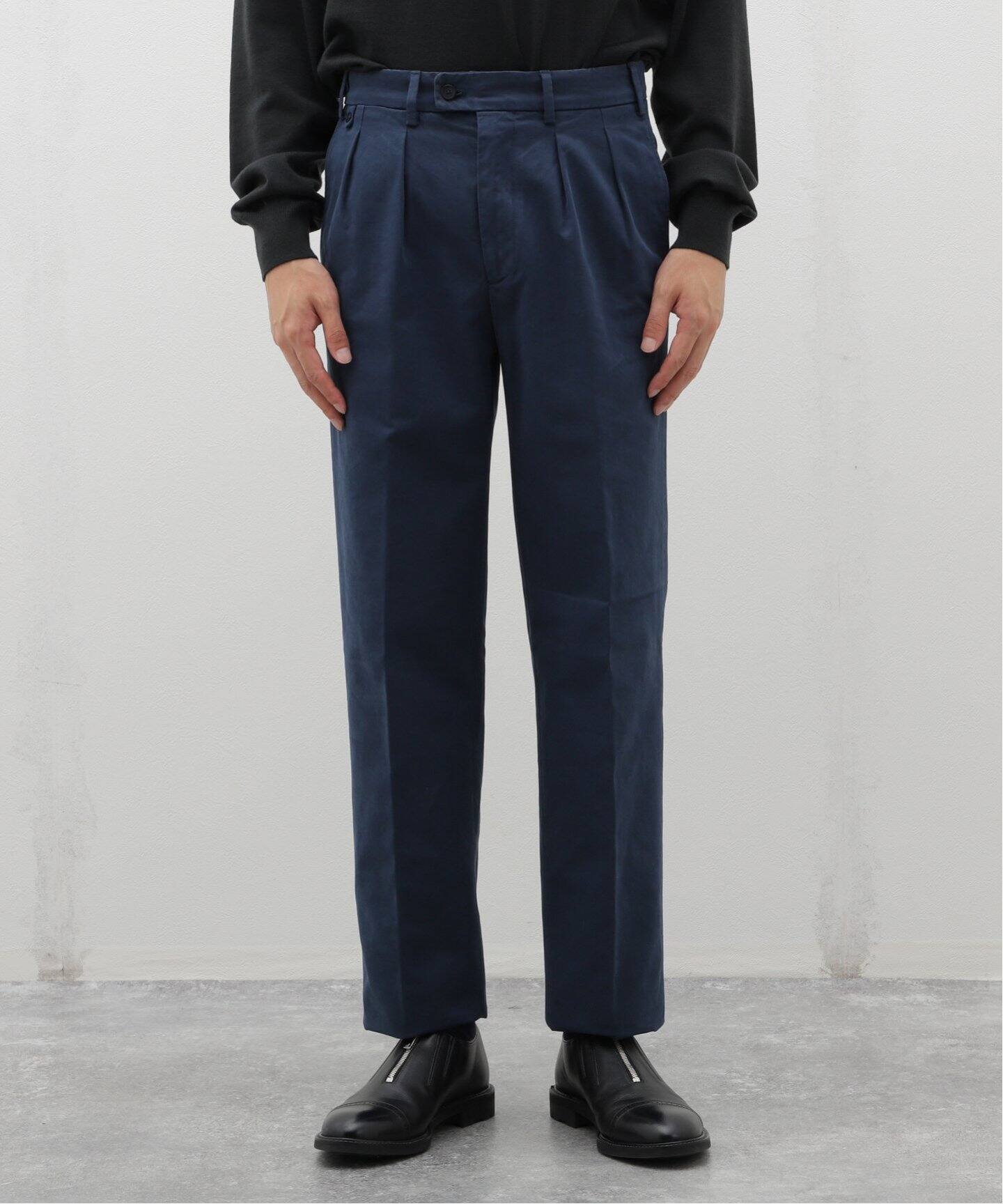 ATELIER ZINS スラックス／ダークグレー42 ベストセラーファッション - ATELIER ZINS スラックス／ダークグレー42