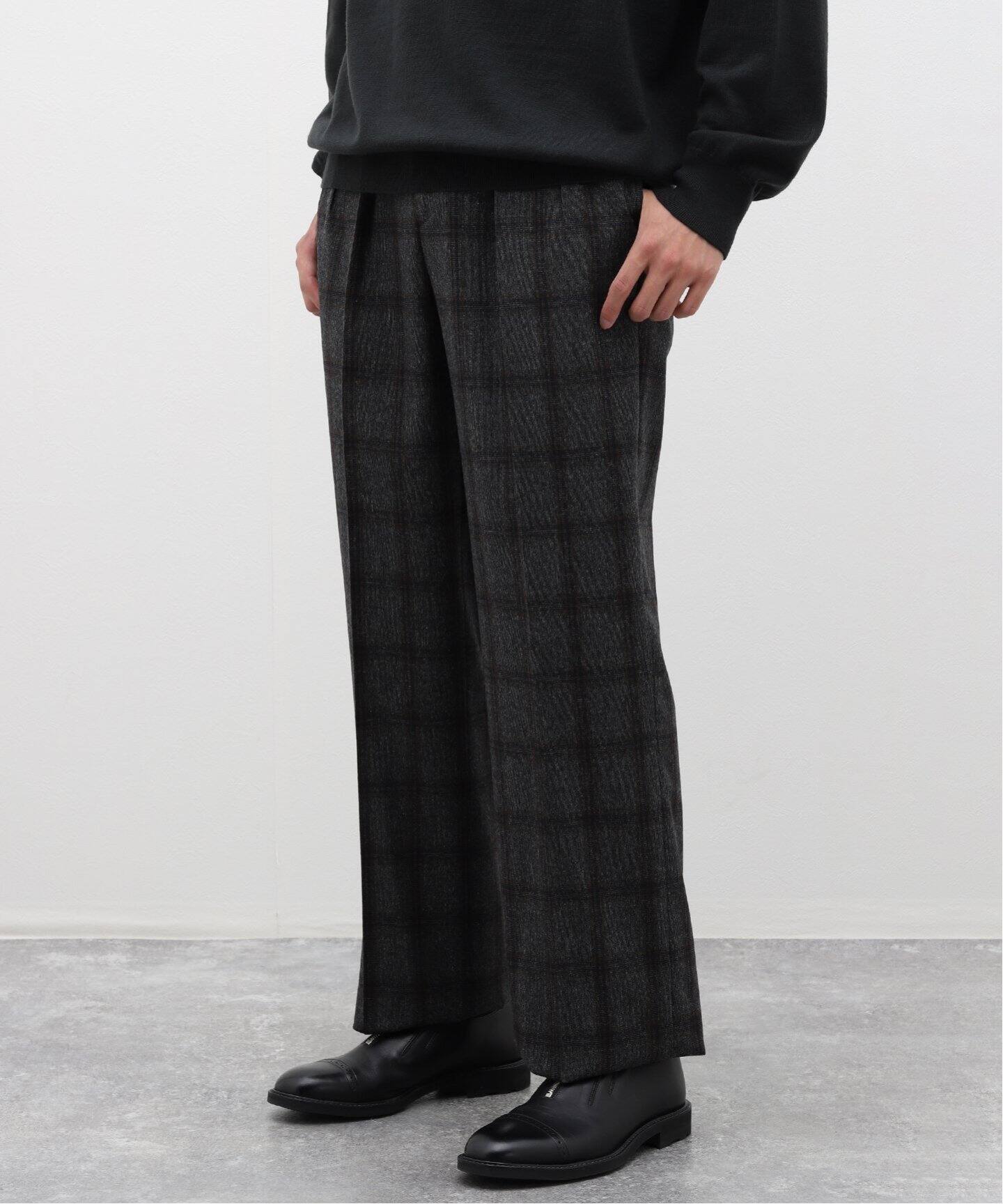 BERNARD ZINS(ベルナール ザンス) for ED BELECHASE CHECK（スラックス 