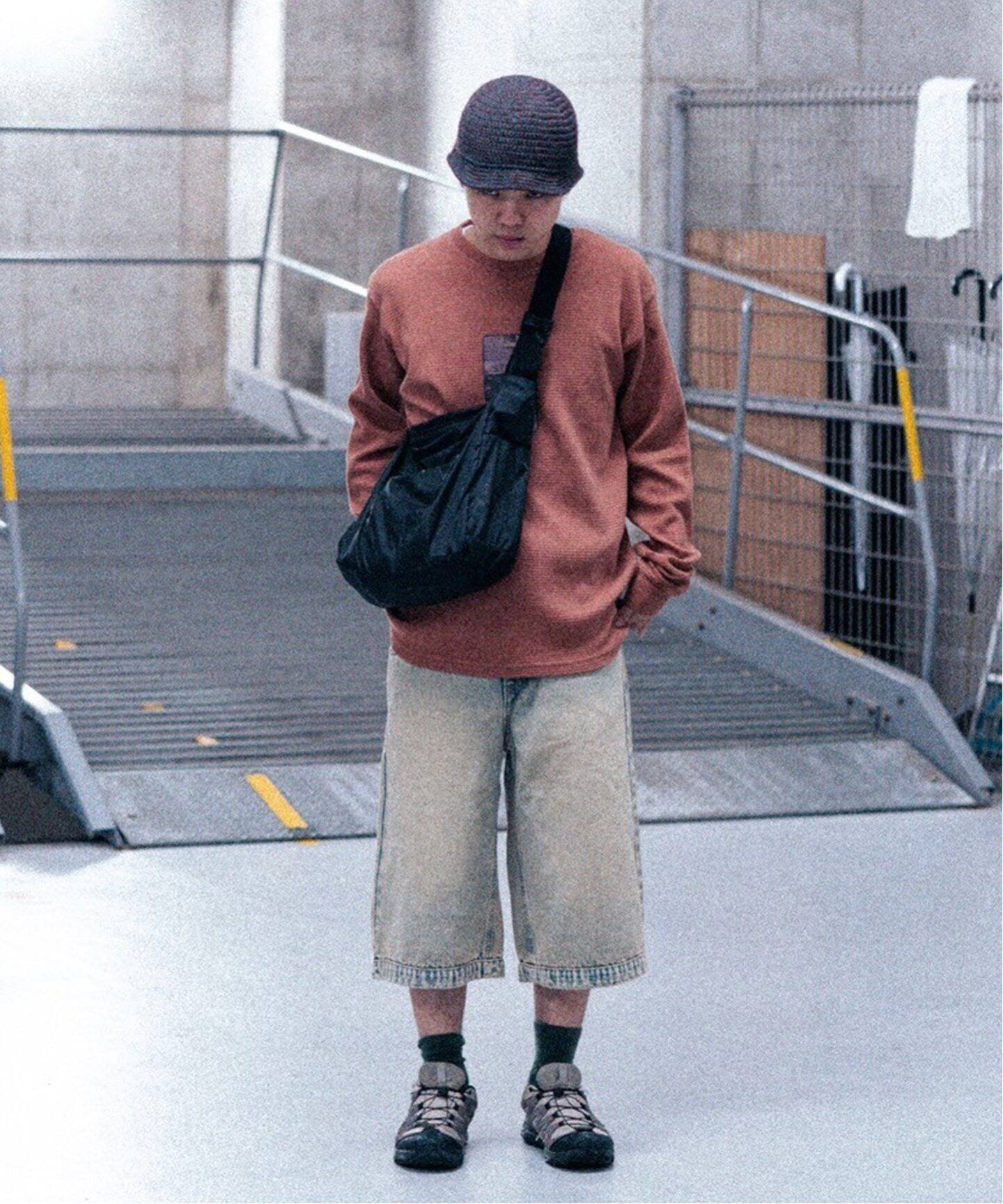 パンツ wide denim shorts M FADE WIDE DENIM SHORTS（ショート・ハーフパンツ）｜PULP