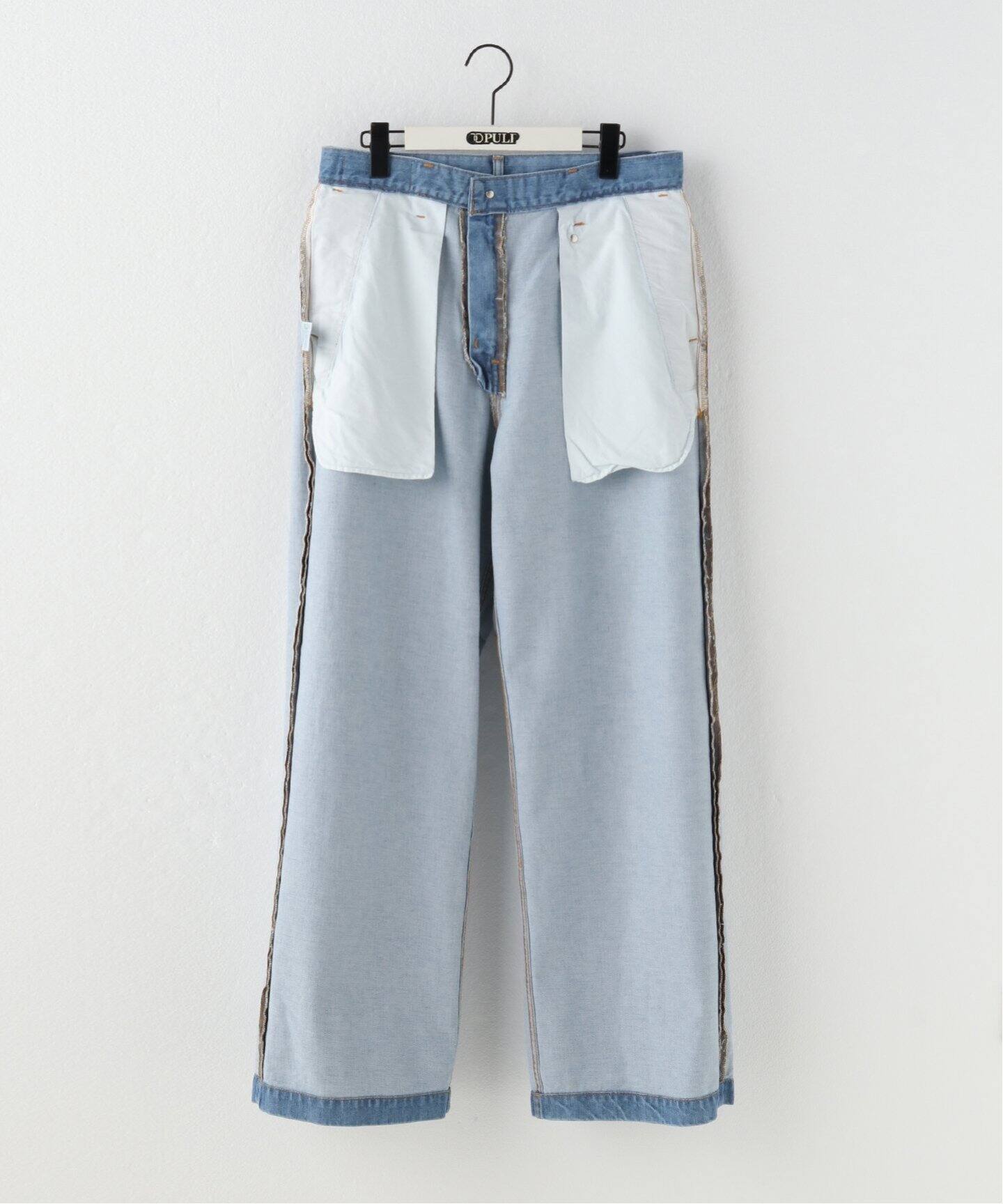 MATSUFUJI Wool Semi-flare Trousers マツフジ MATSUFUJI Wool Semi-flare Trousers マツフジ（MATSUFUJI