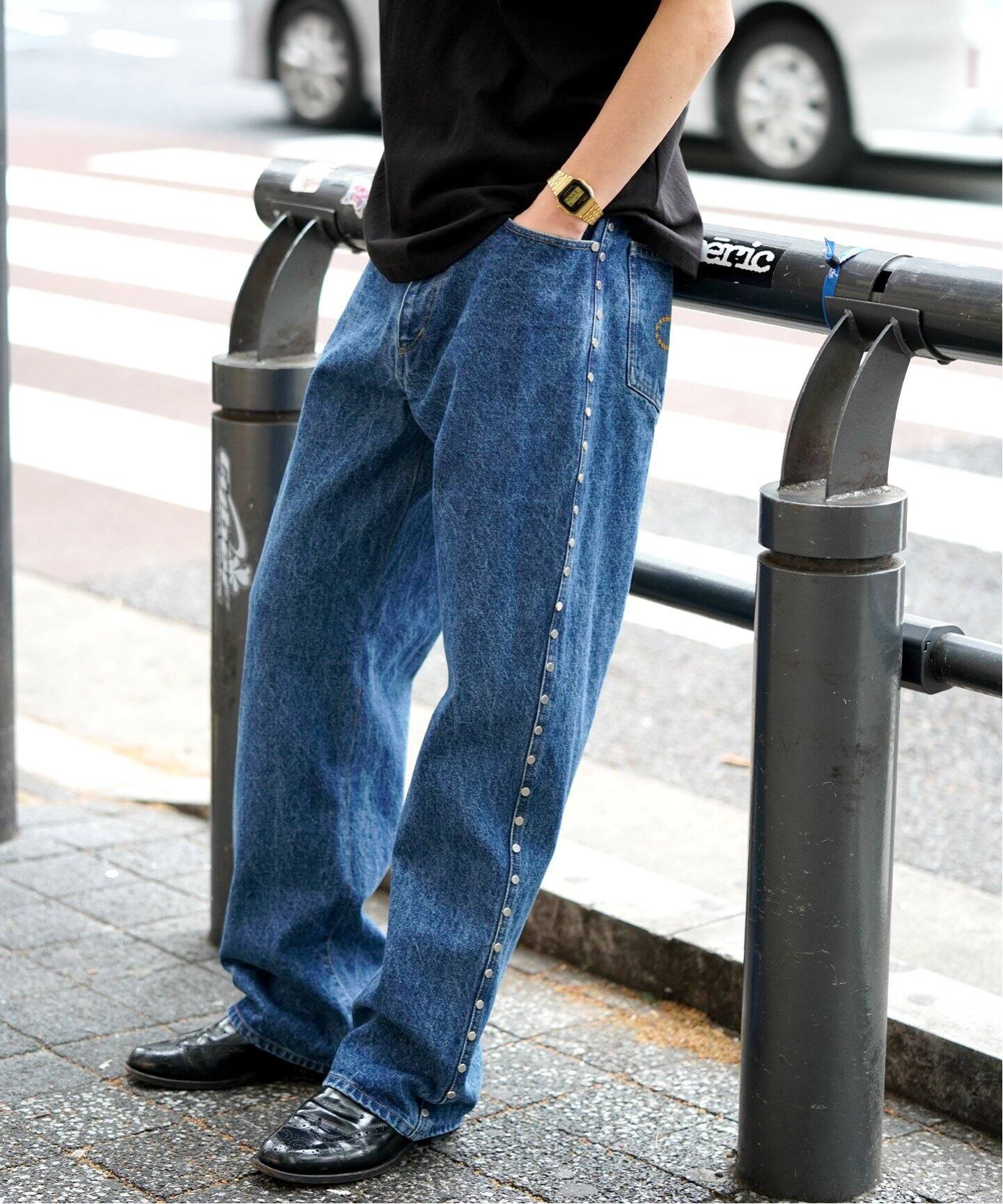 AFB / エーエフビー】STRAIGHT STUDDED PANTS（その他パンツ）｜PULP  
