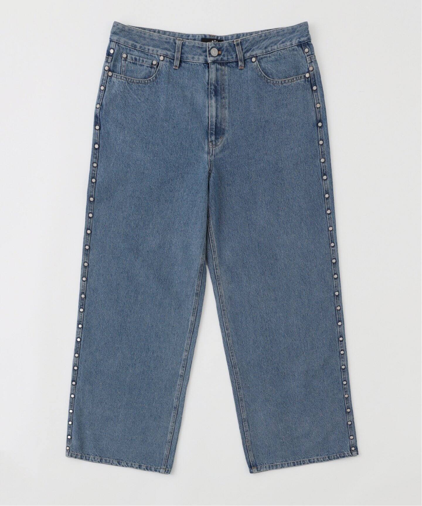AFB / エーエフビー】SUPER BAGGY STUDDED PANTS（デニムパンツ  