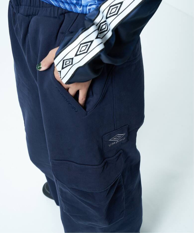 UMBRO / アンブロ × PARANOID / パラノイド】BALLON SWEAT CARGO PANTS 