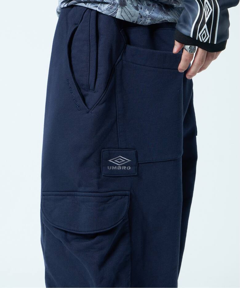 UMBRO / アンブロ × PARANOID / パラノイド】BALLON SWEAT CARGO PANTS 
