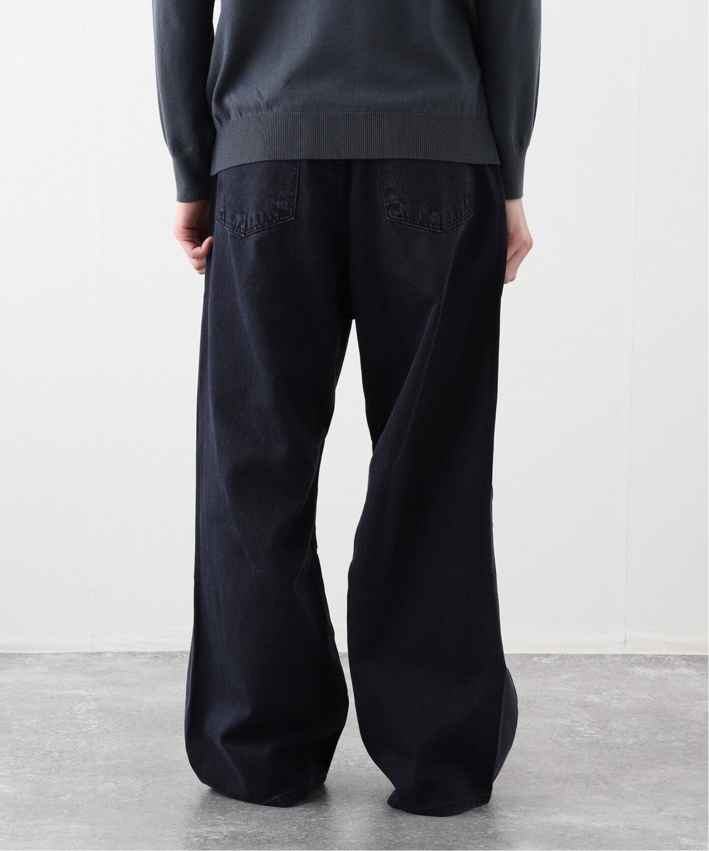 999HUMANITY / 999ヒューマニティ】AV PLEATS DYED DENIM PANTS