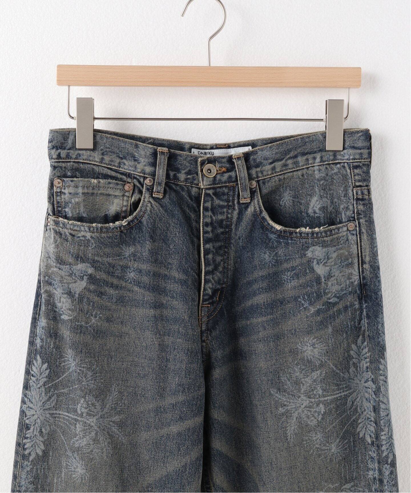 DAIRIKU / ダイリク】Scarf Straight Denim Pants（デニムパンツ 