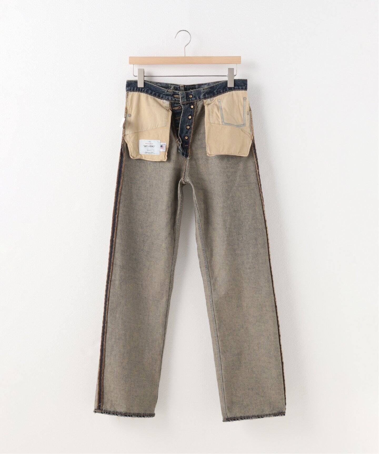 DAIRIKU / ダイリク】Scarf Straight Denim Pants（デニムパンツ 