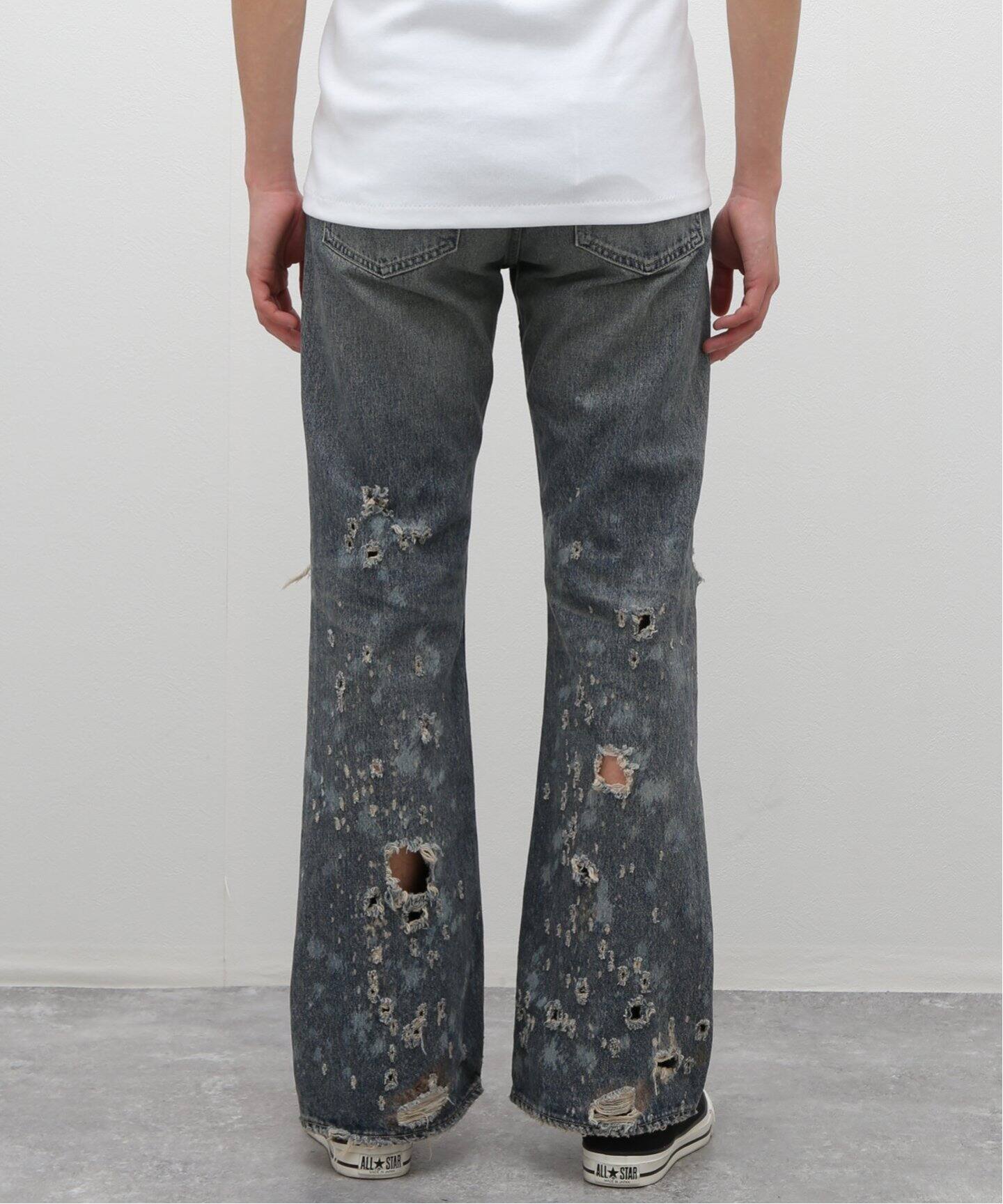 DAIRIKU / ダイリク】Damage Flare Denim Pants（デニムパンツ  